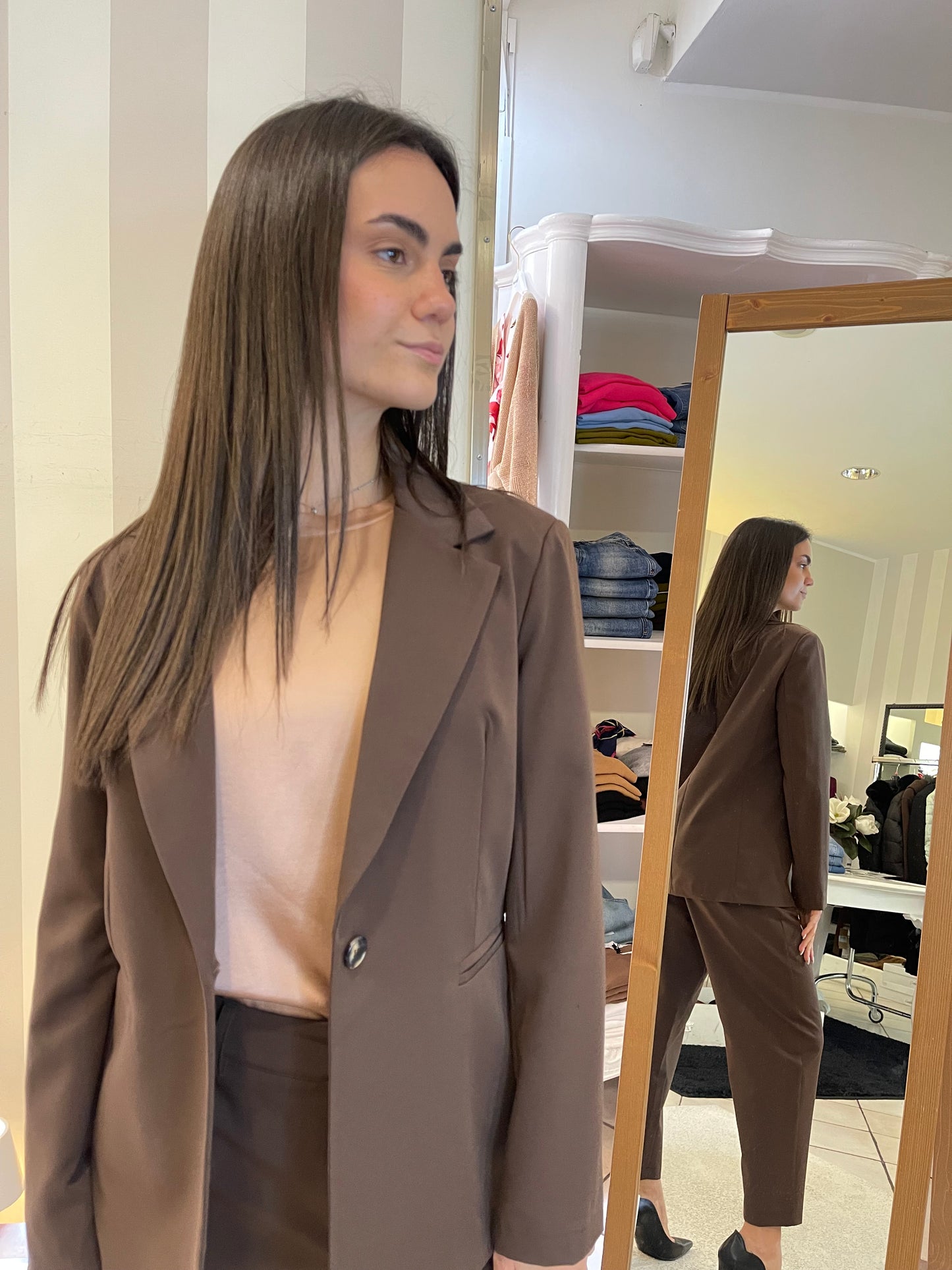 Blusa in satin Vicolo