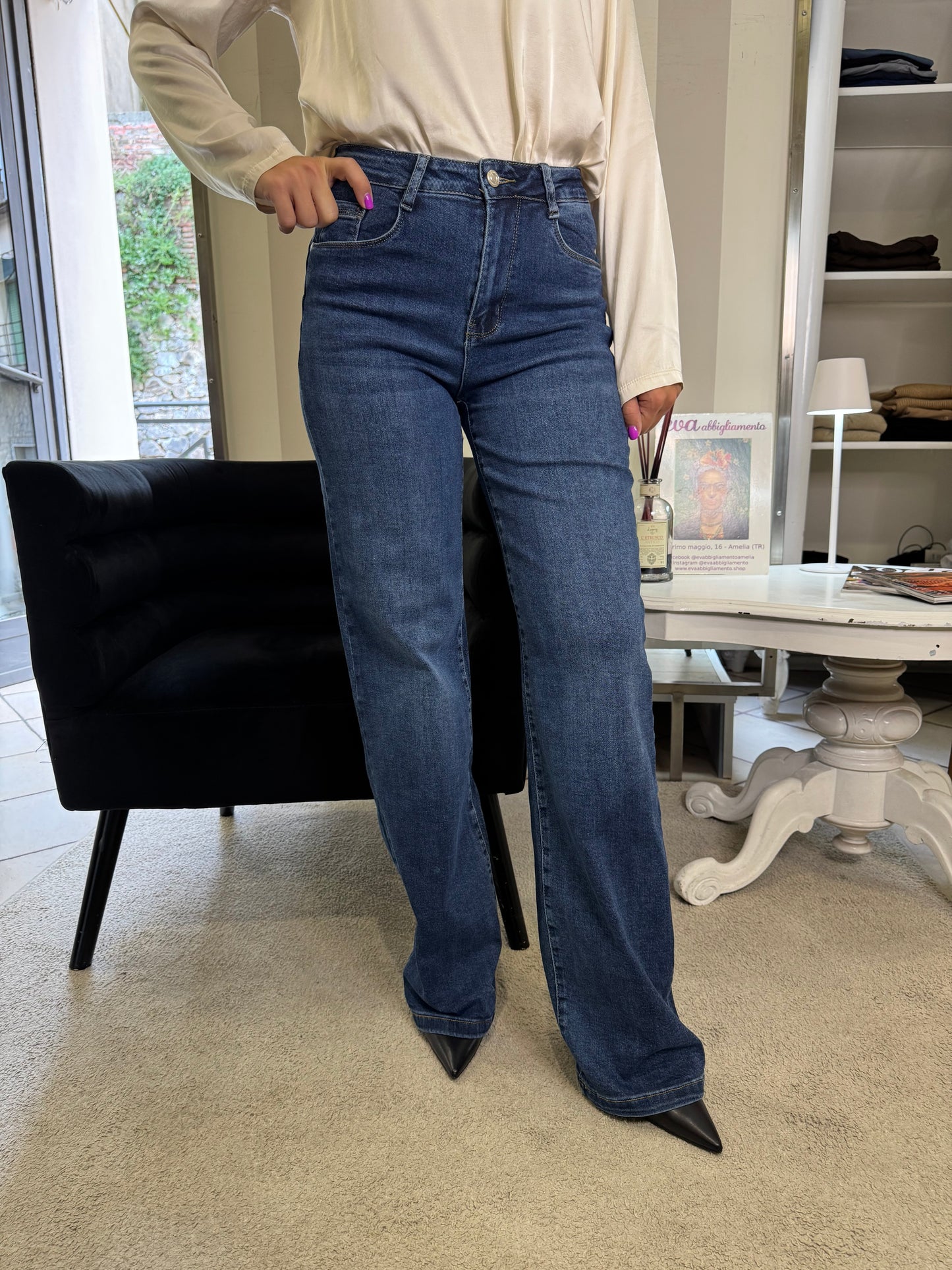 Jeans Gamba Larga - Giorgia & Johns