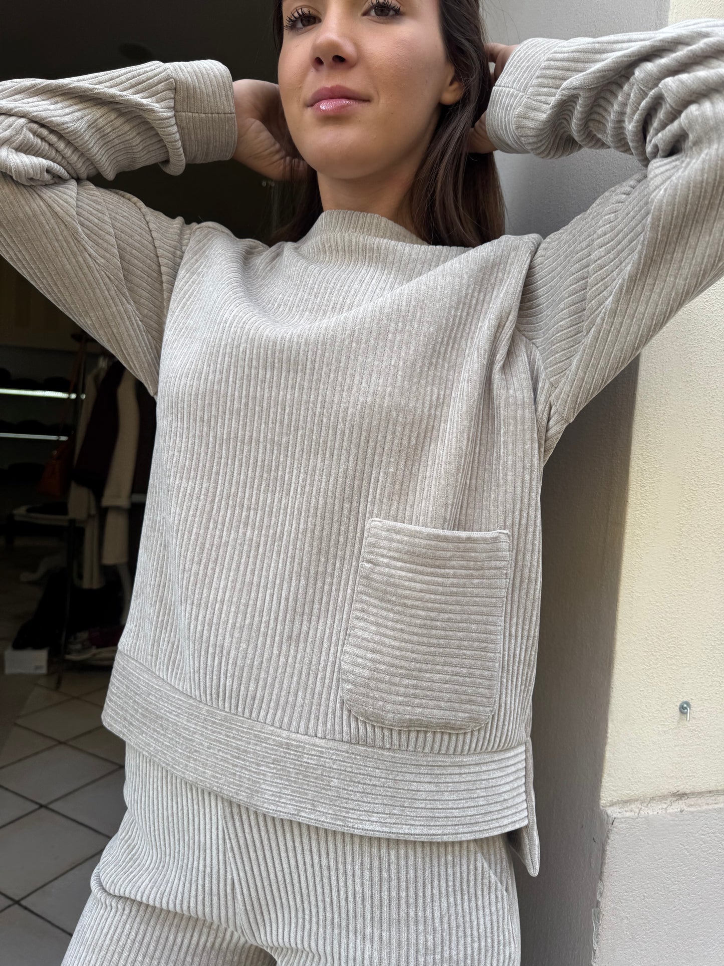 Completo in velluto La Ellie