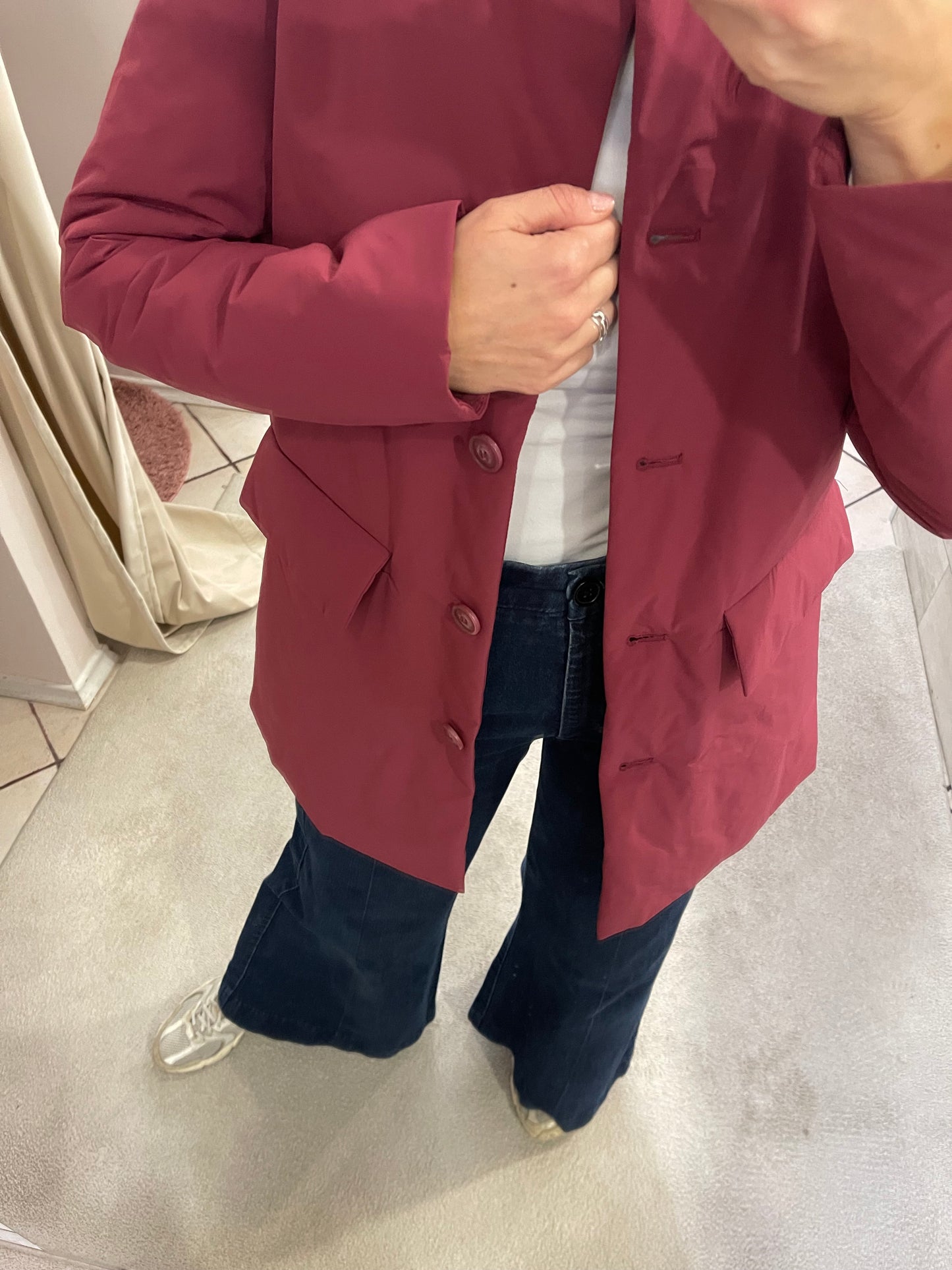 Piumino 100 grammi taglio cappottino Azulè