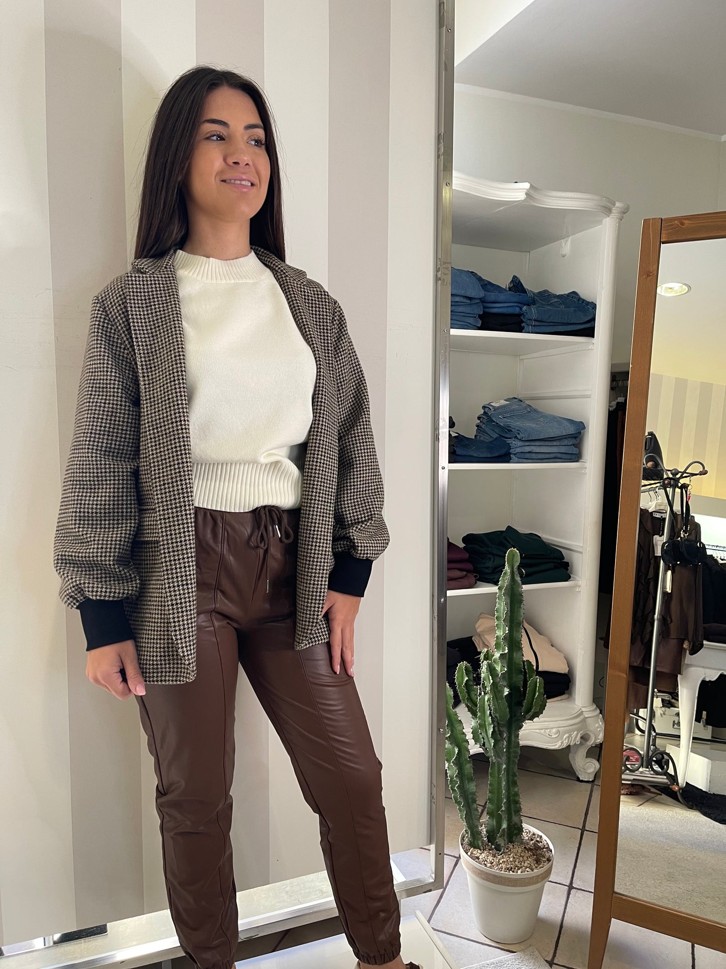 Pantalone Ecopelle Giorgia & Johns