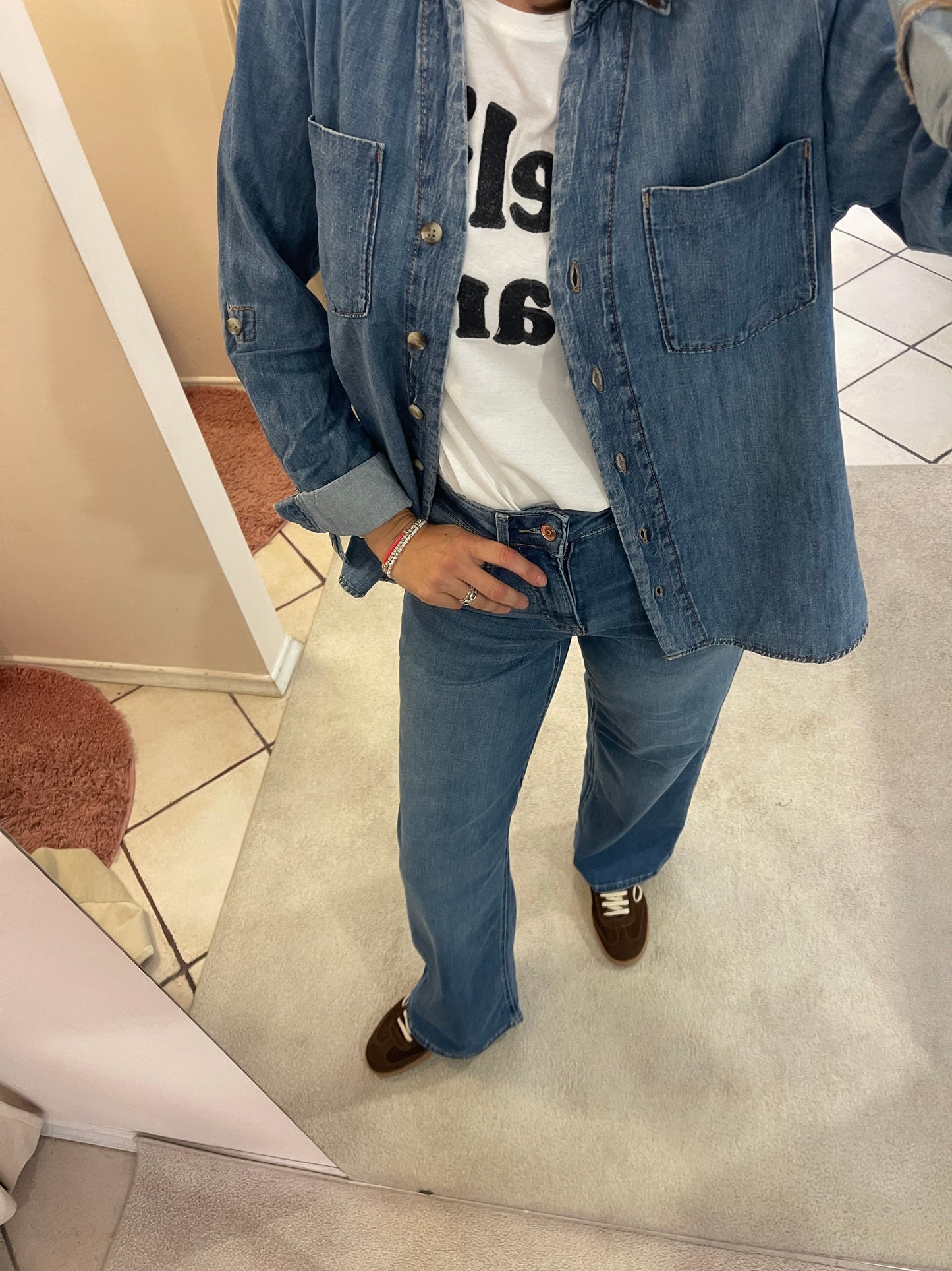 Giacca Camicia Denim Only