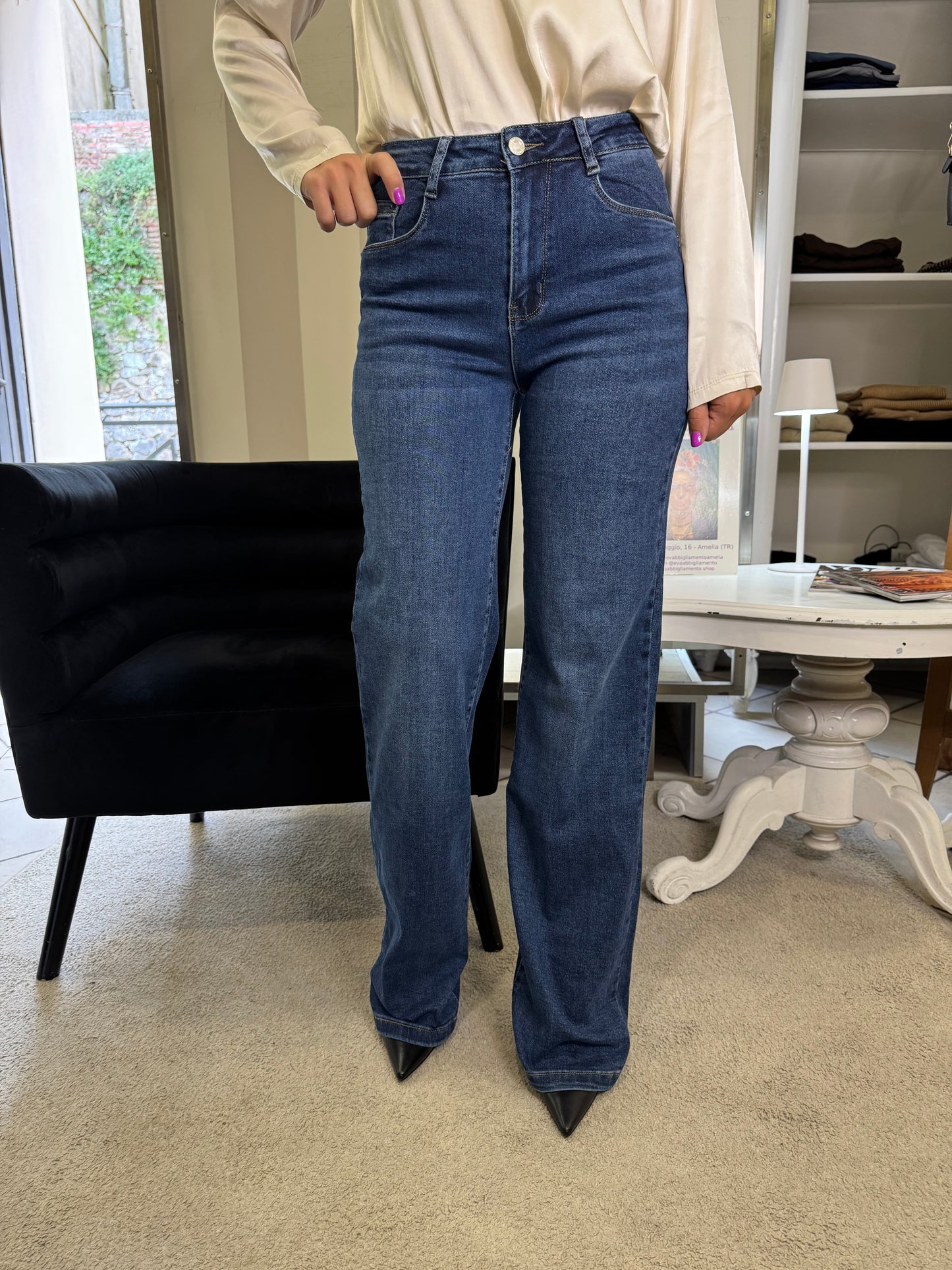Jeans Gamba Larga - Giorgia & Johns