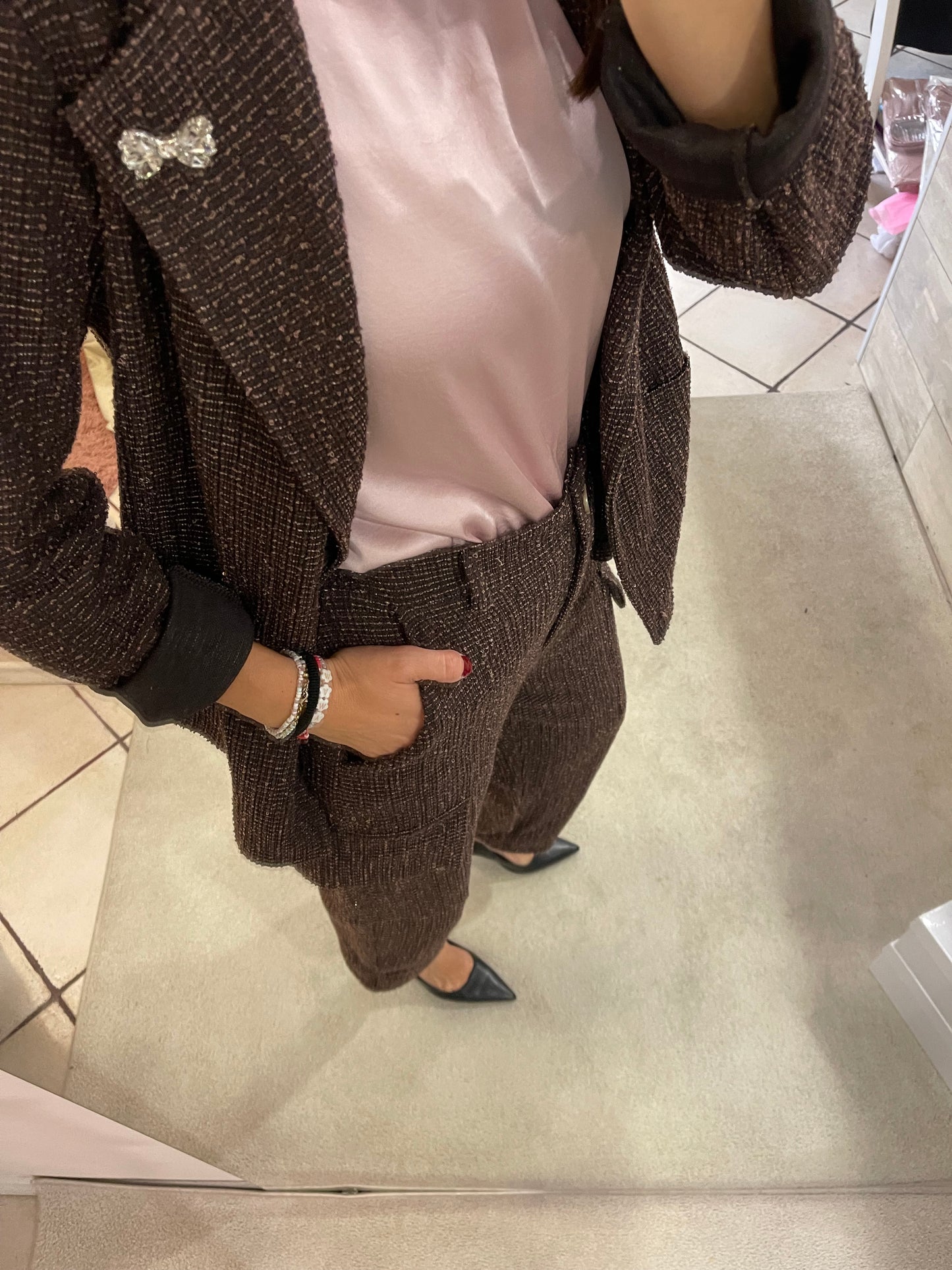 Tailleur con pantalone cargo La Ellie