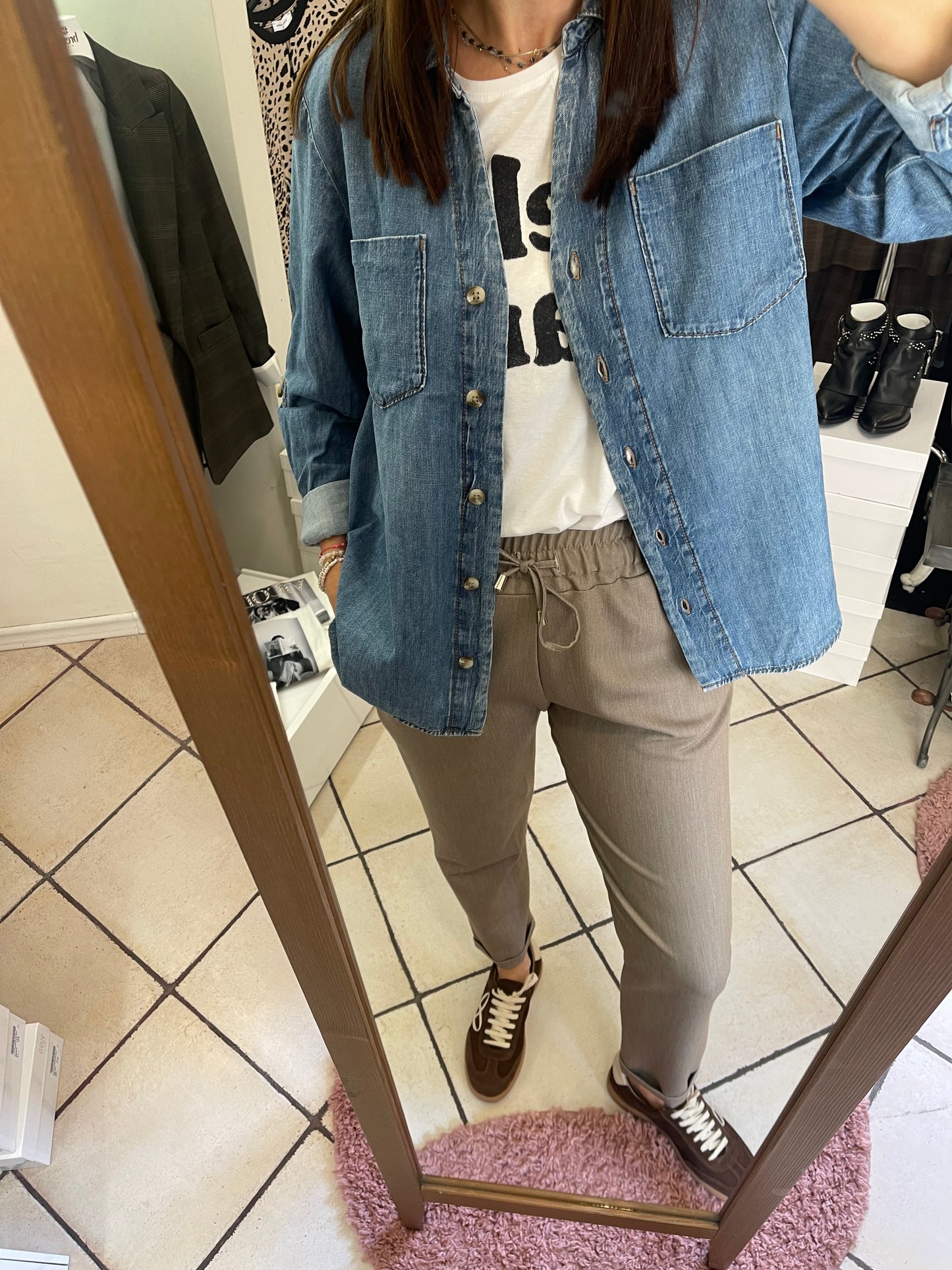 Giacca Camicia Denim Only