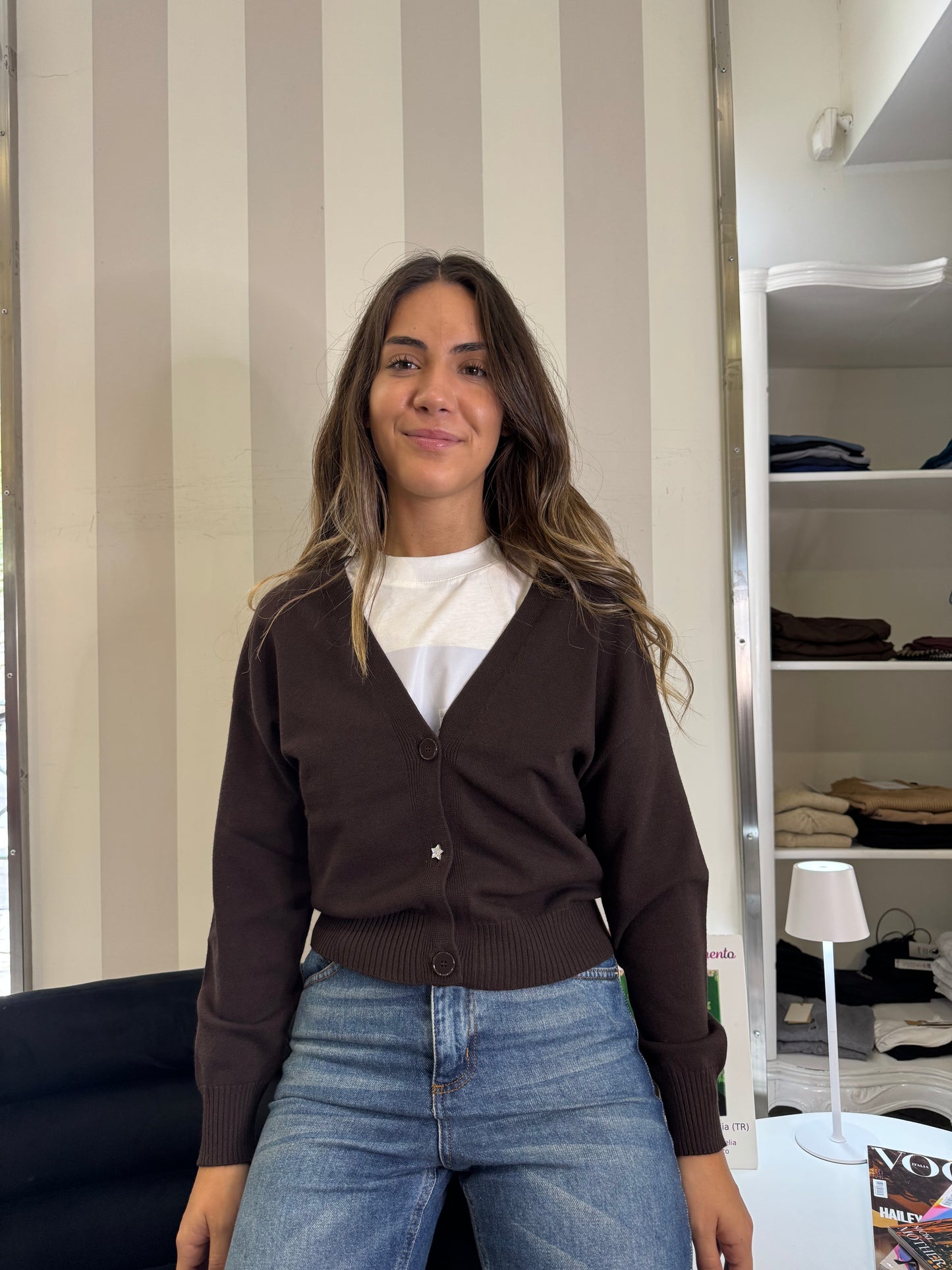 Cardigan corto Vicolo