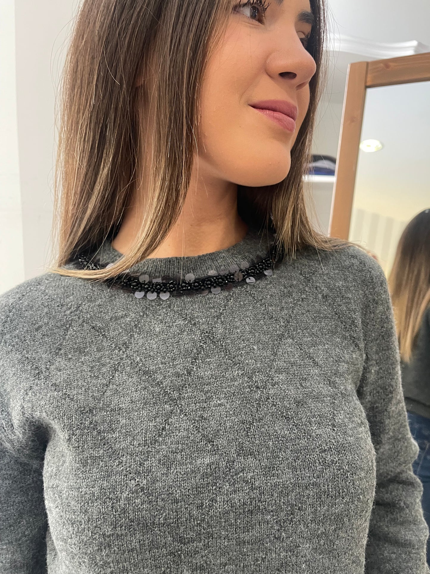 Maglia con dettagli sul collo Artigli