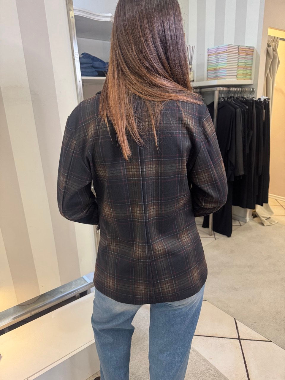 Giacca a quadri La Ellie