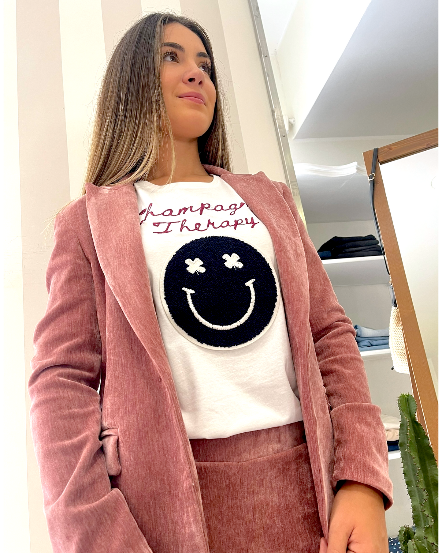 T-shirt Champagne Therapy Kontatto