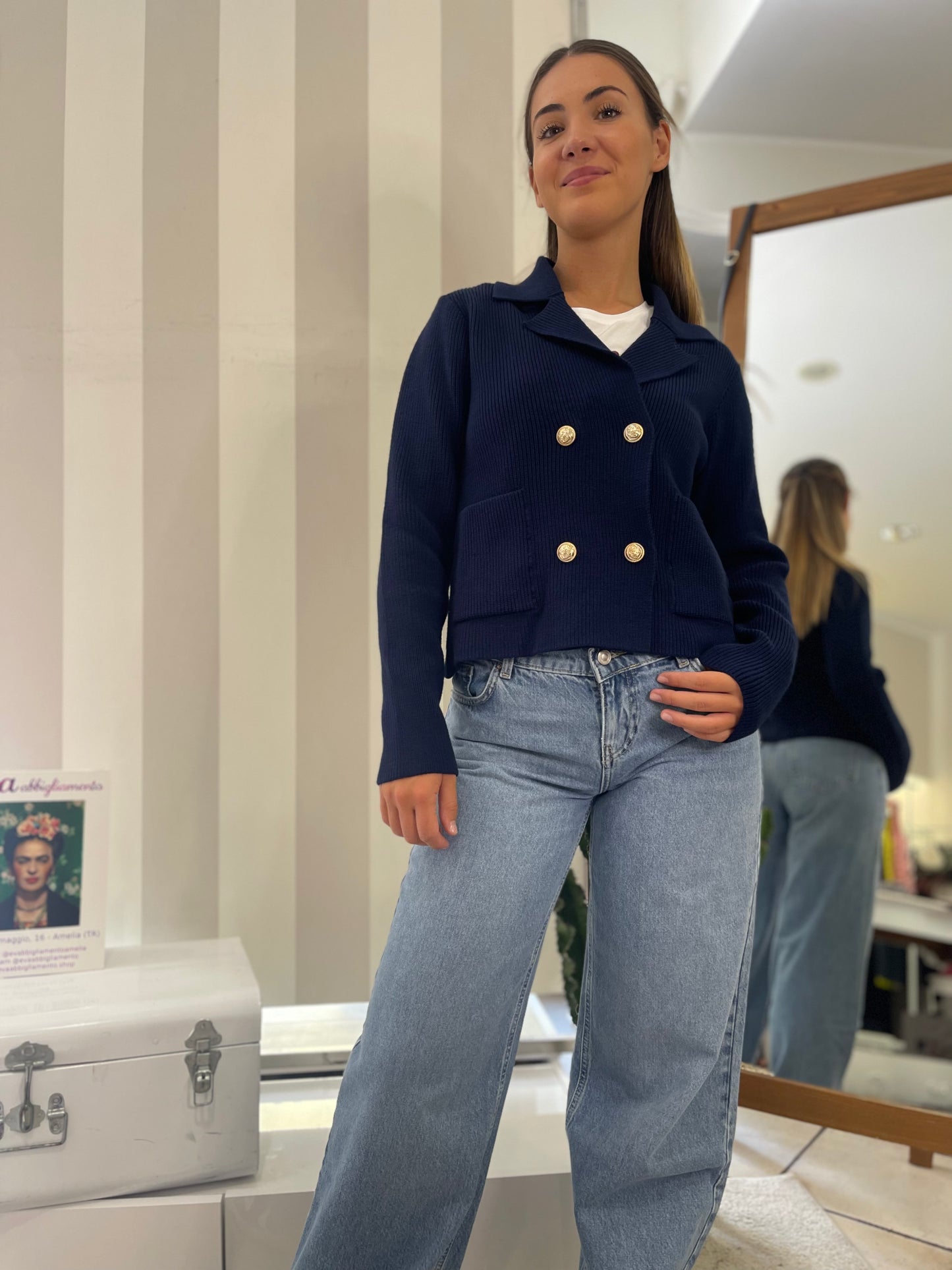 Giacchina Cardigan Doppiopetto - Kontatto