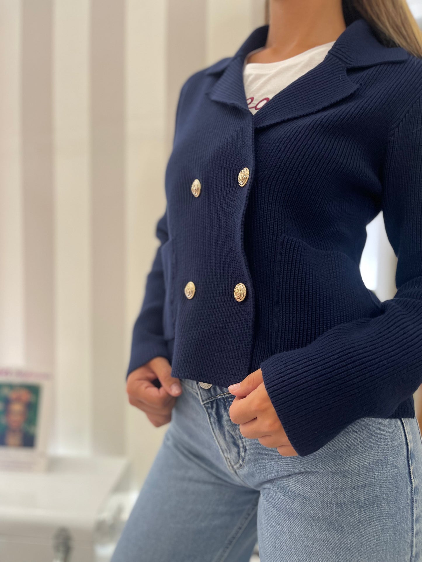Giacchina Cardigan Doppiopetto - Kontatto