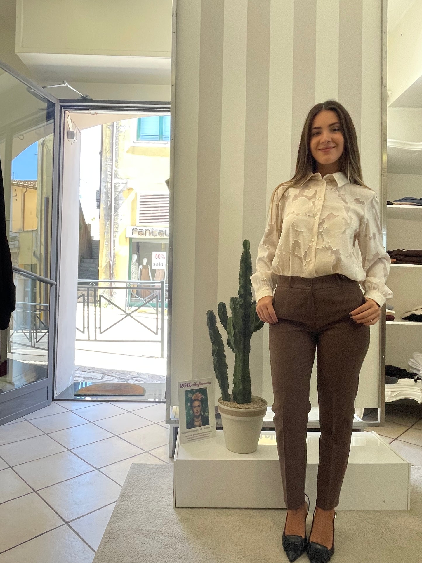 Camicia Effetto Ricamo - Giorgia & Johns