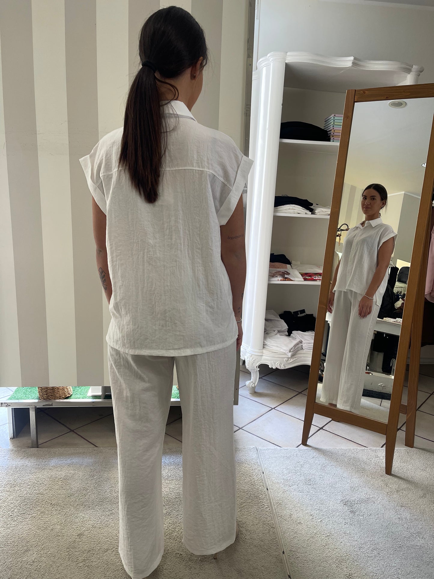 Coordinato bianco Indomina