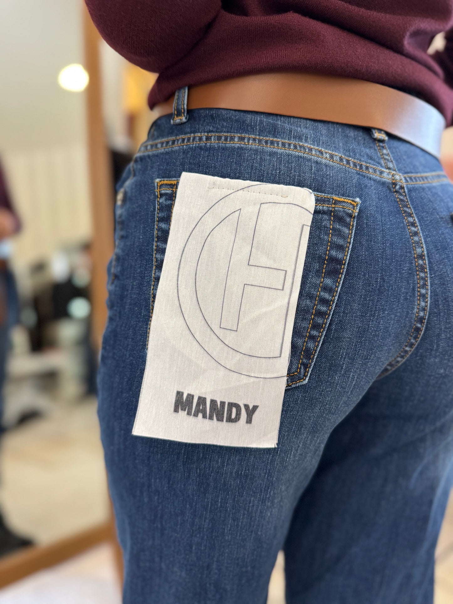 Jeans Mandy con Cintura - Haveone