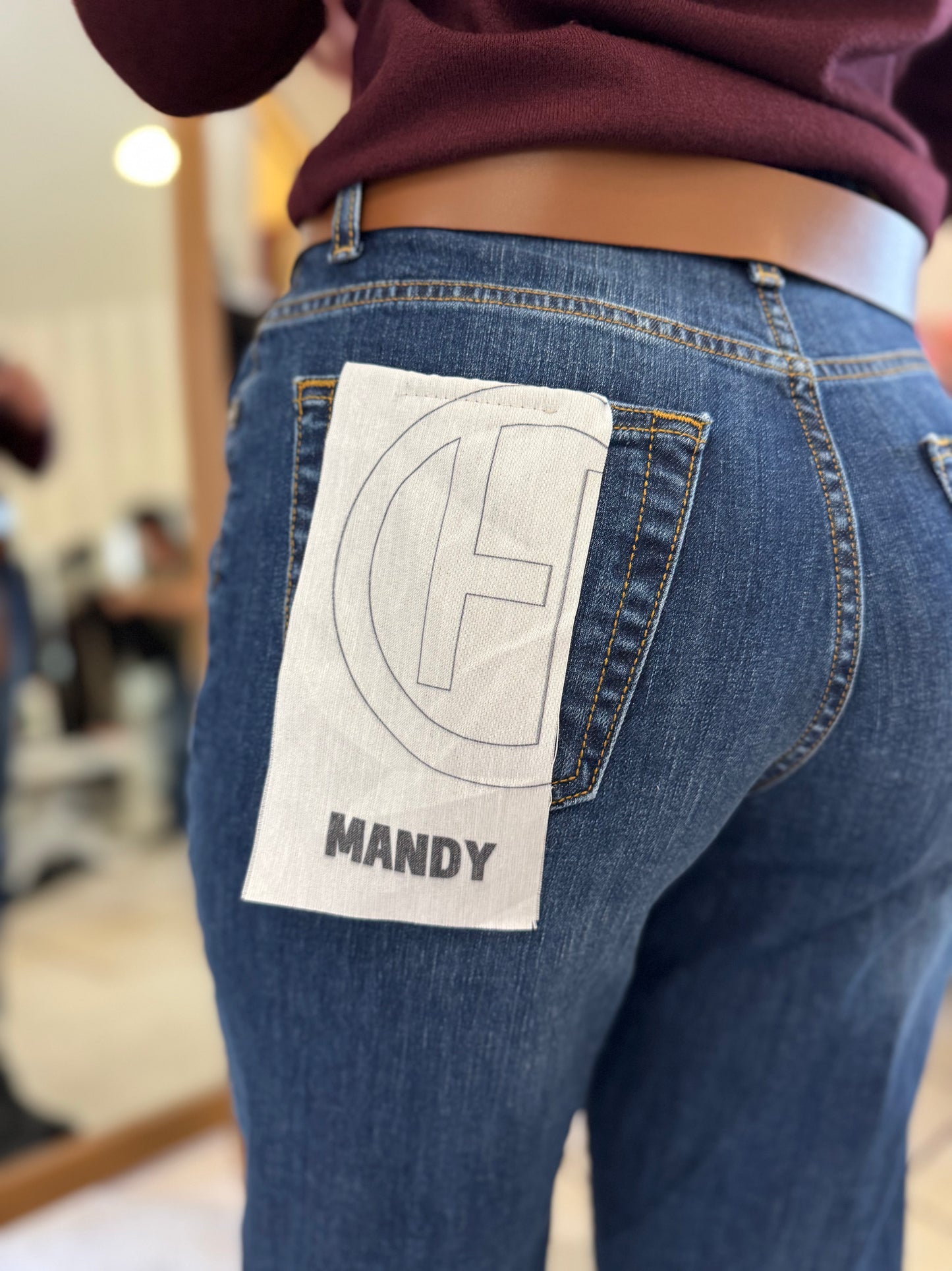Jeans Mandy con Cintura - Haveone