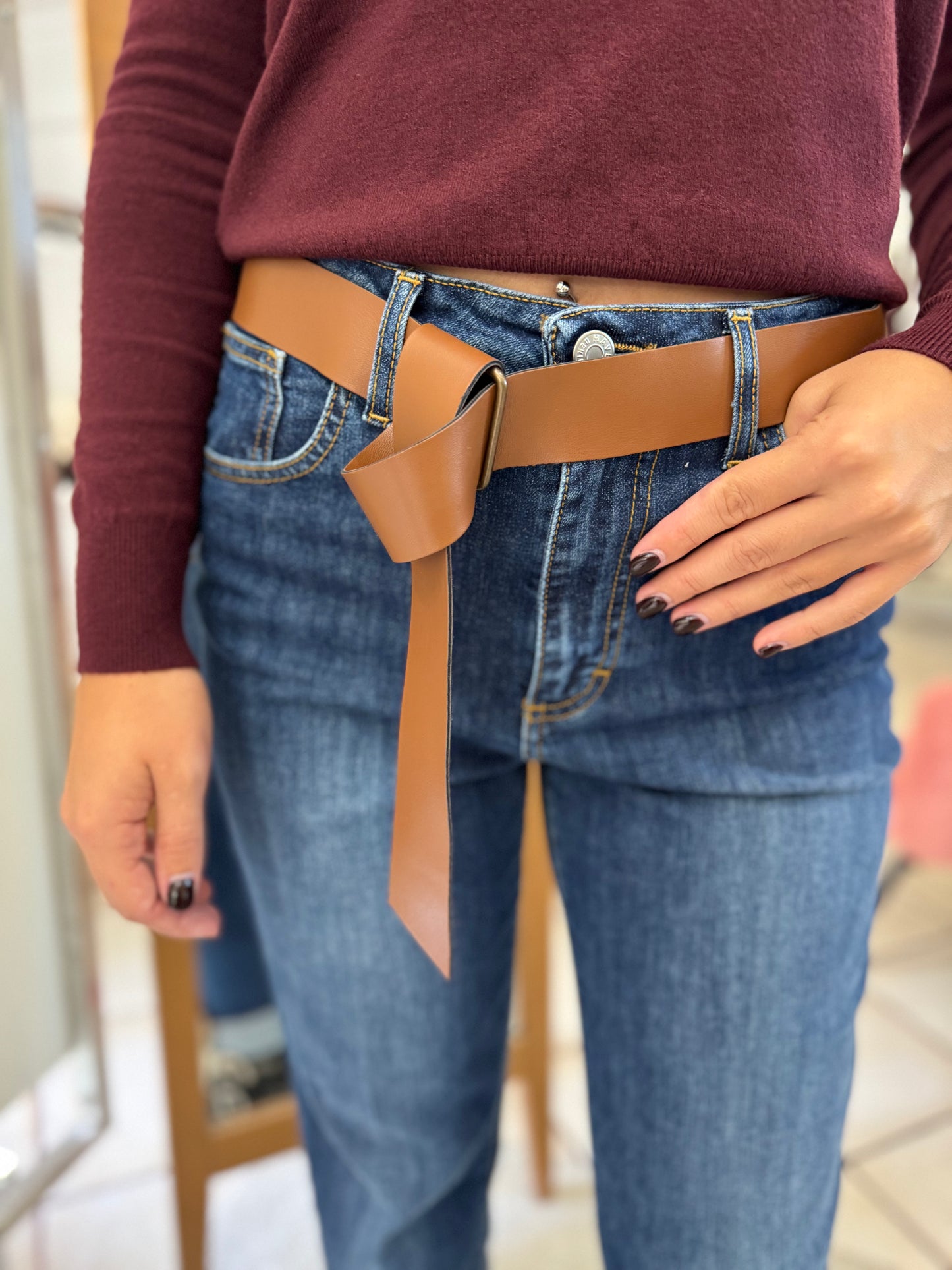 Jeans Mandy con Cintura - Haveone