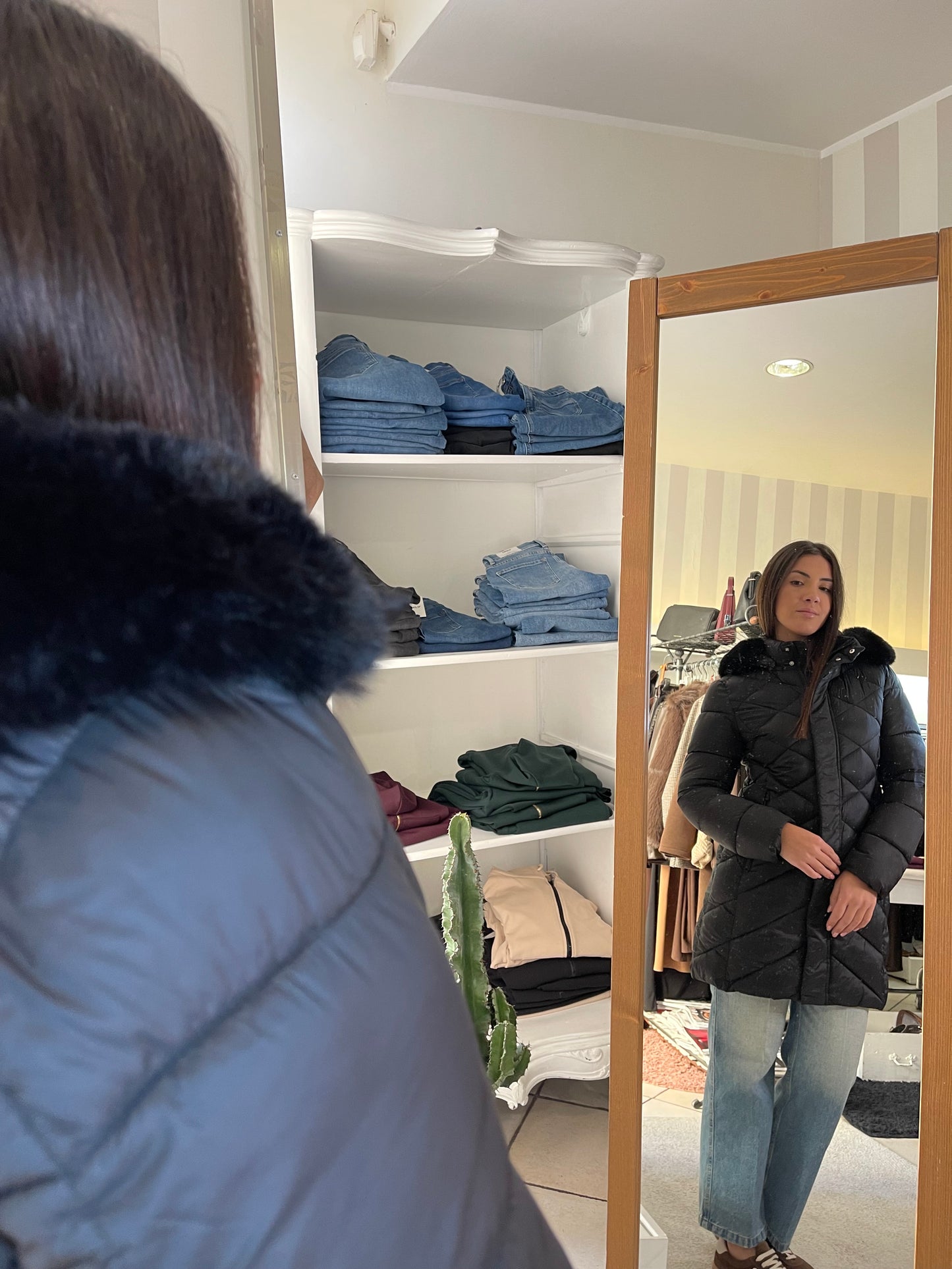 Piumino avvitato con cappuccio Azulè