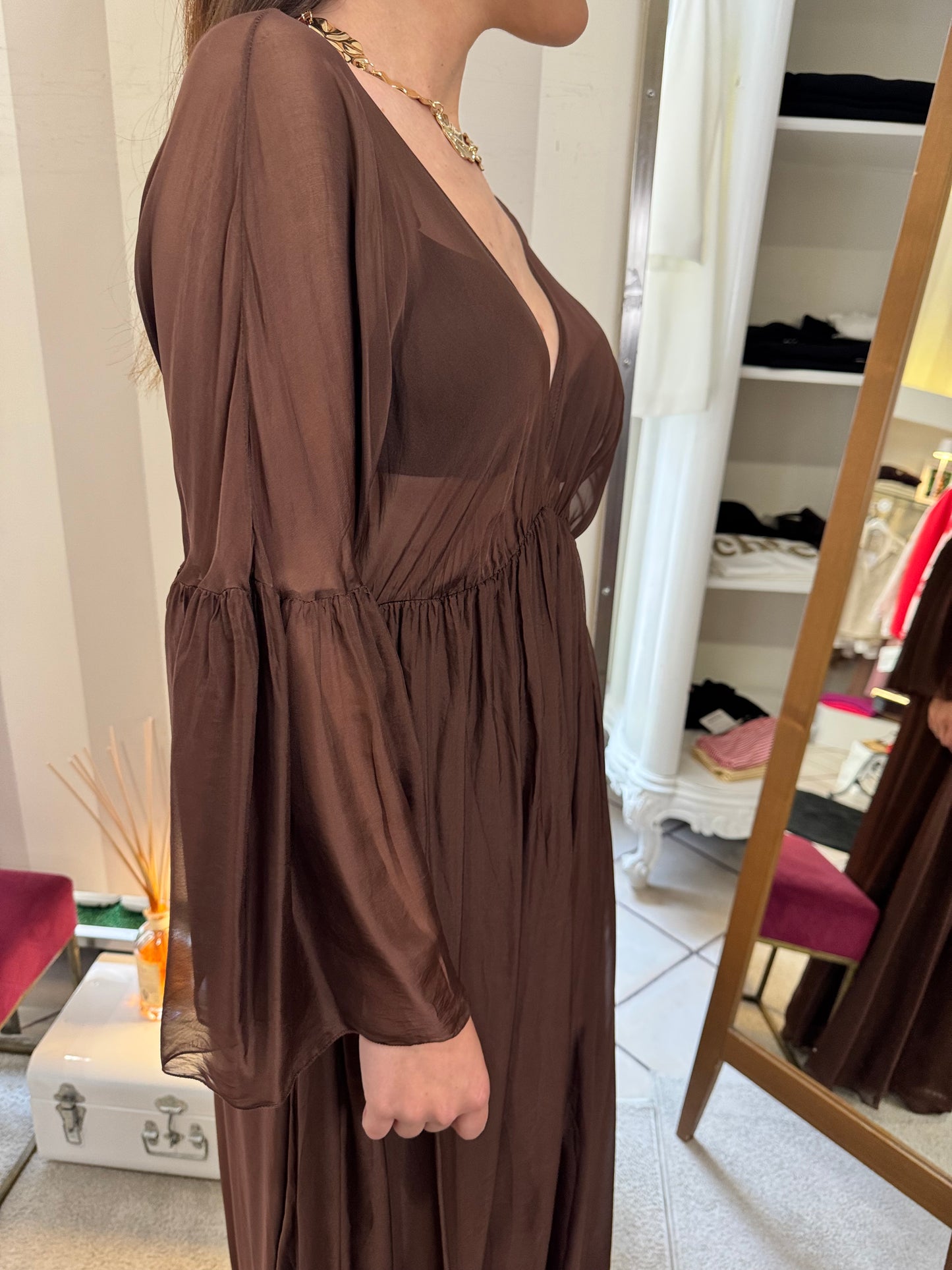 Abito lungo con manica Have One