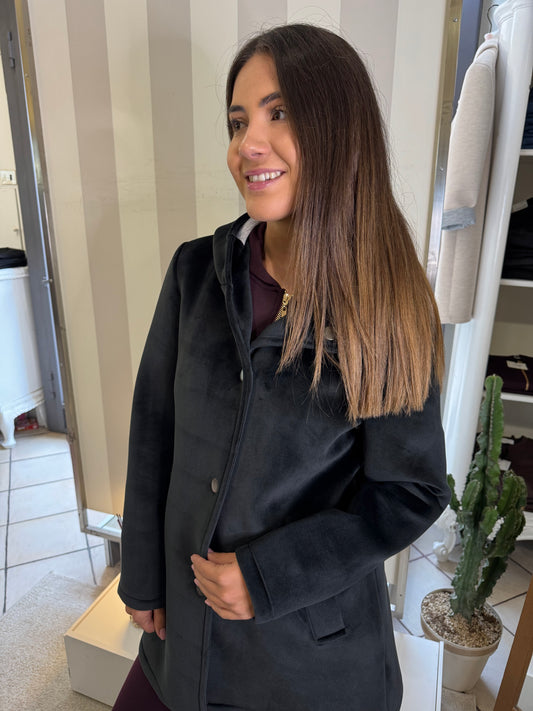 Cappottino velluto Indomina