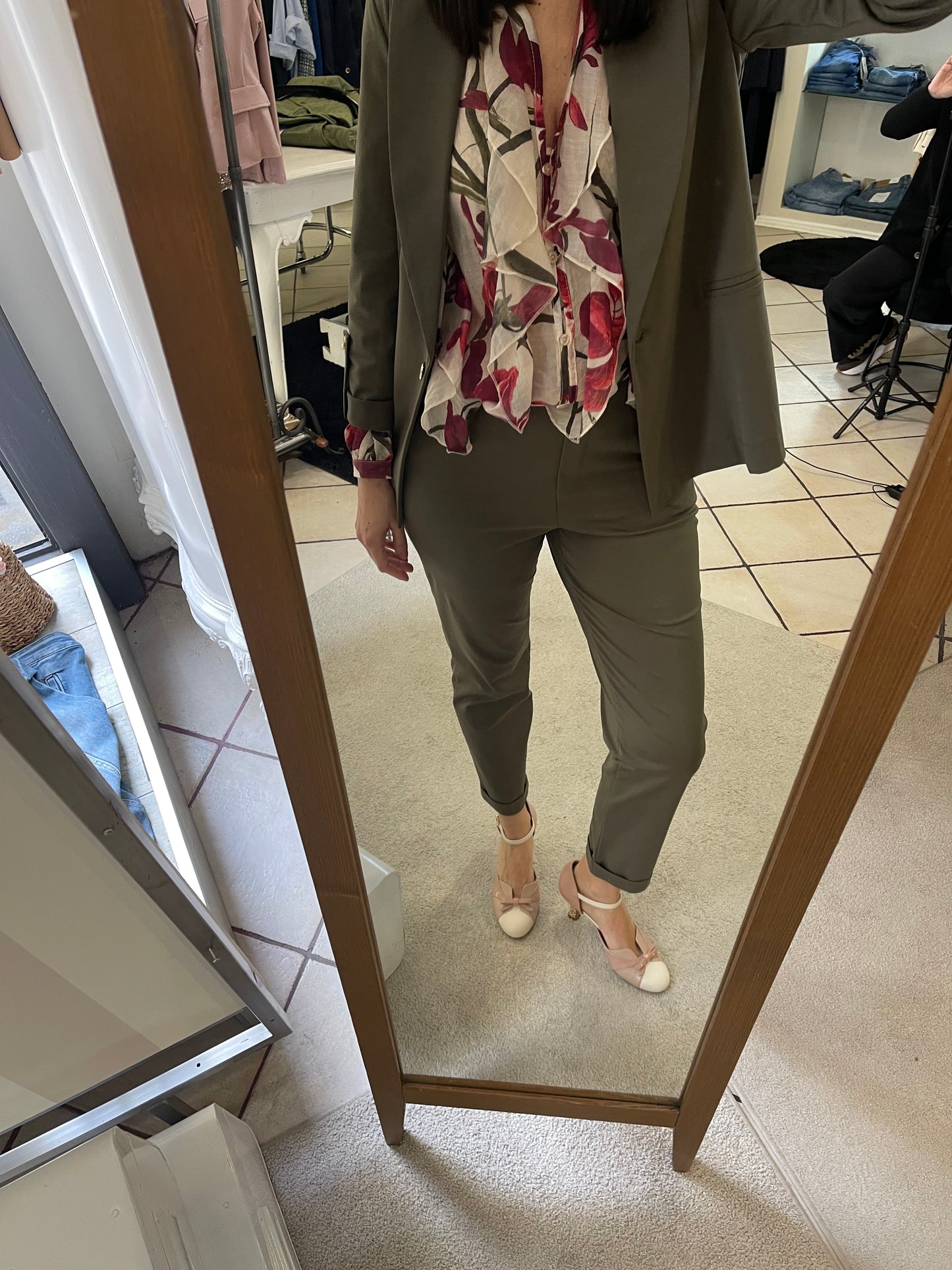 Camicia con rouches Artigli