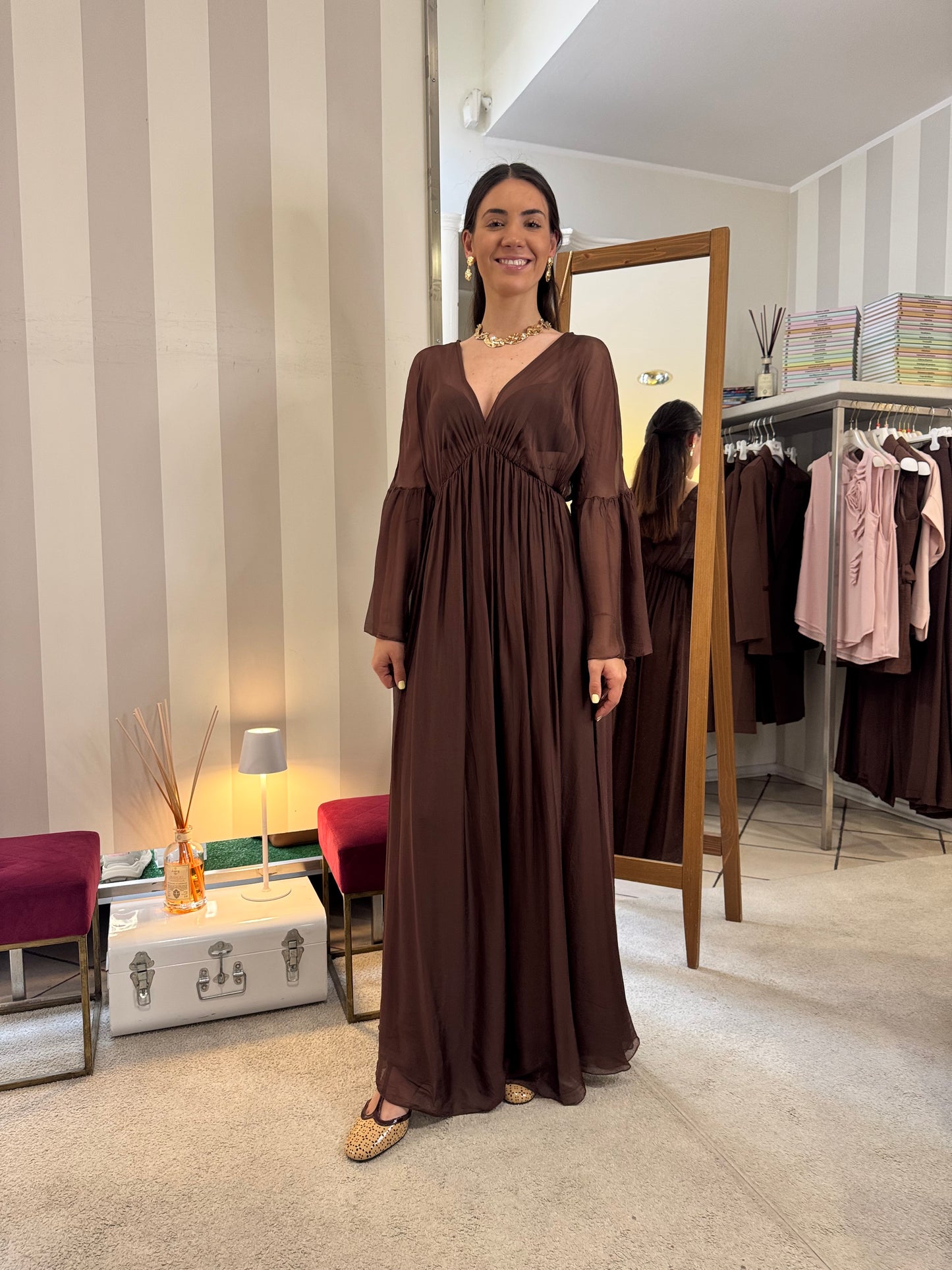 Abito lungo con manica Have One