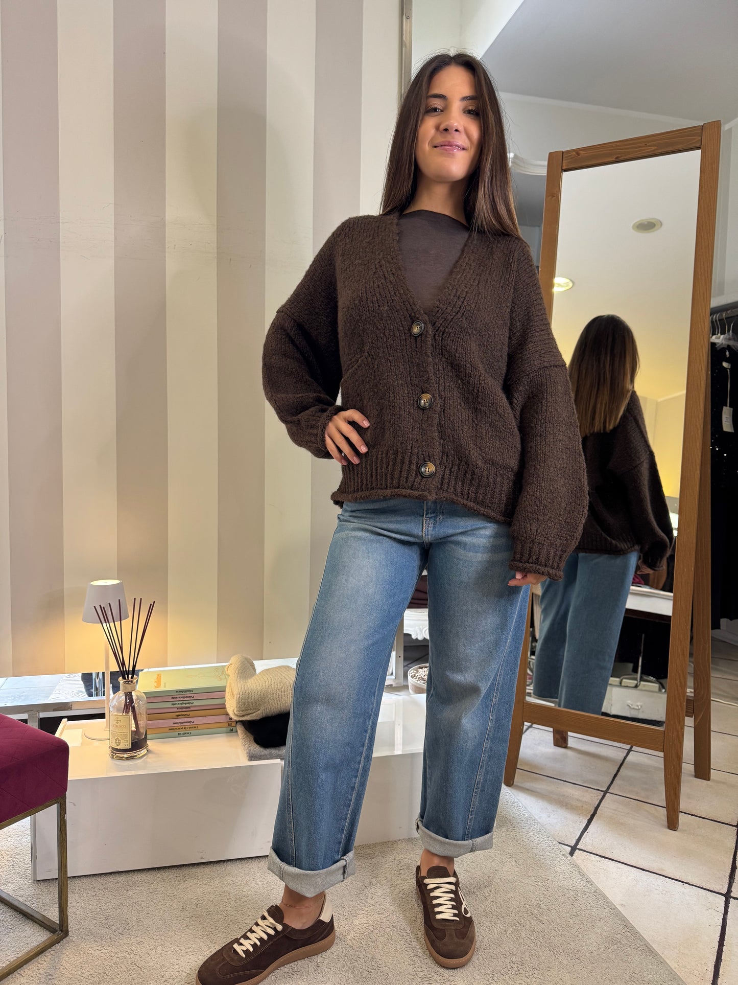 Cardigan over in maglia Vicolo