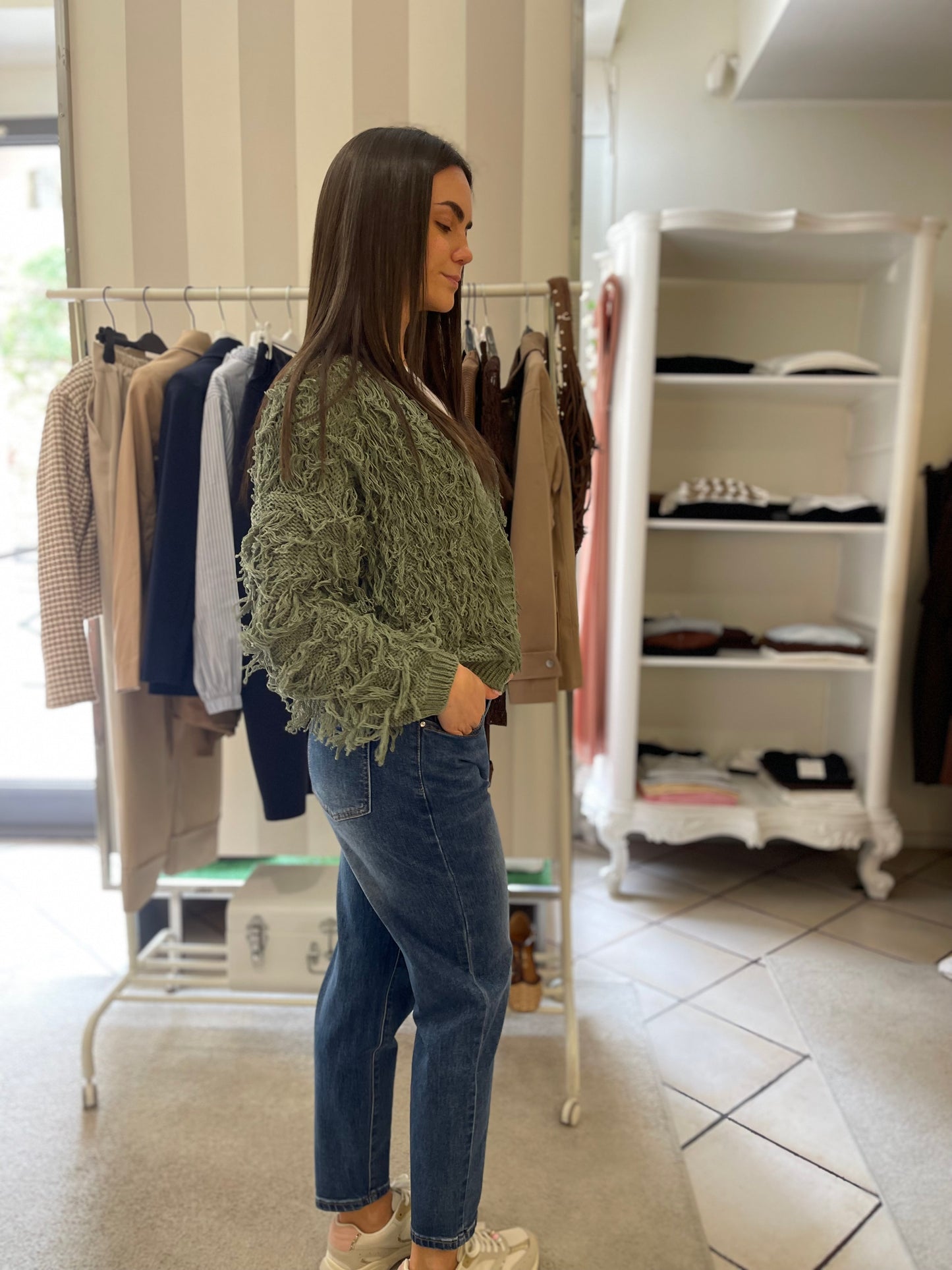 Cardigan frangia Have One