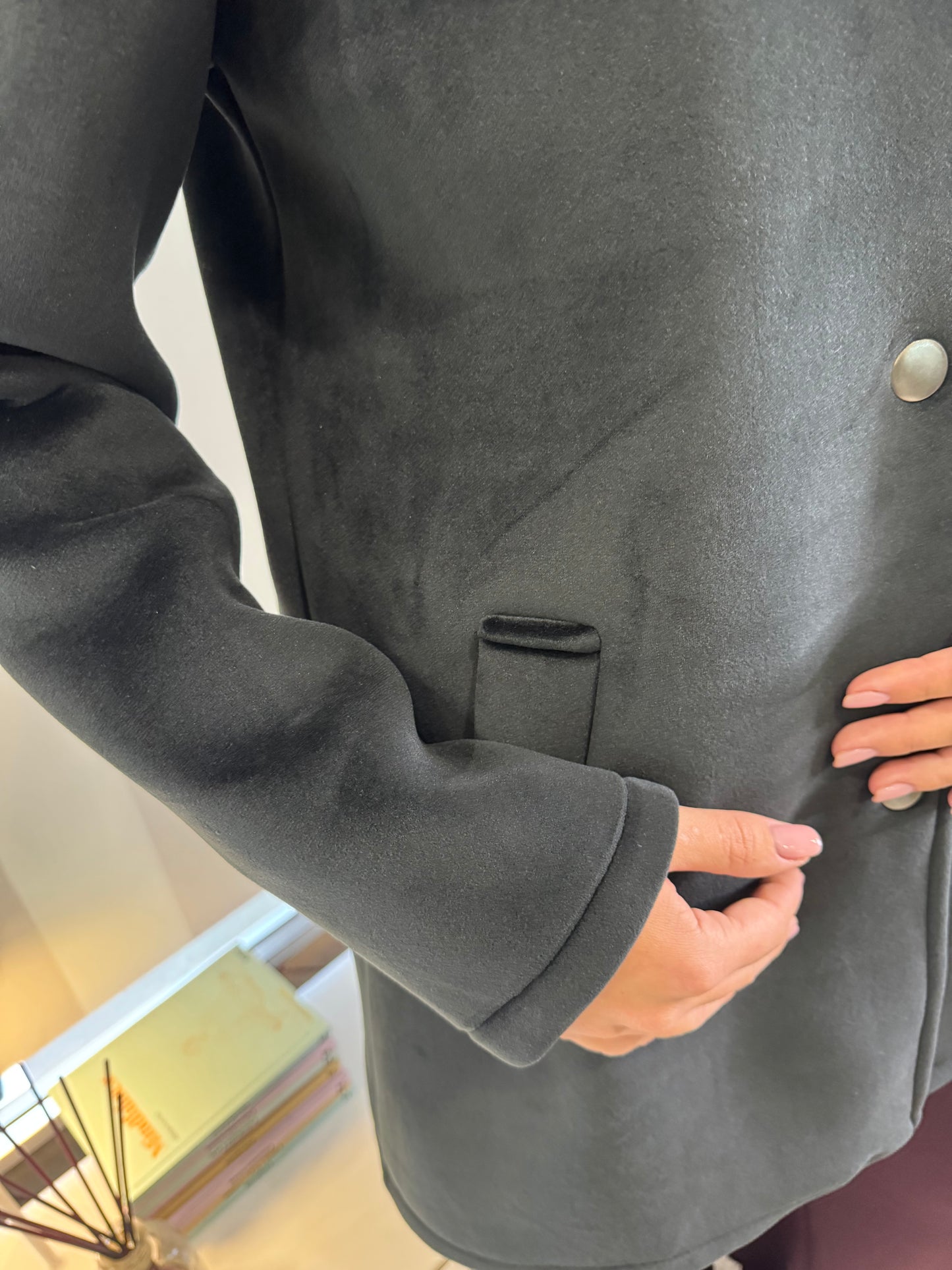 Cappottino velluto Indomina