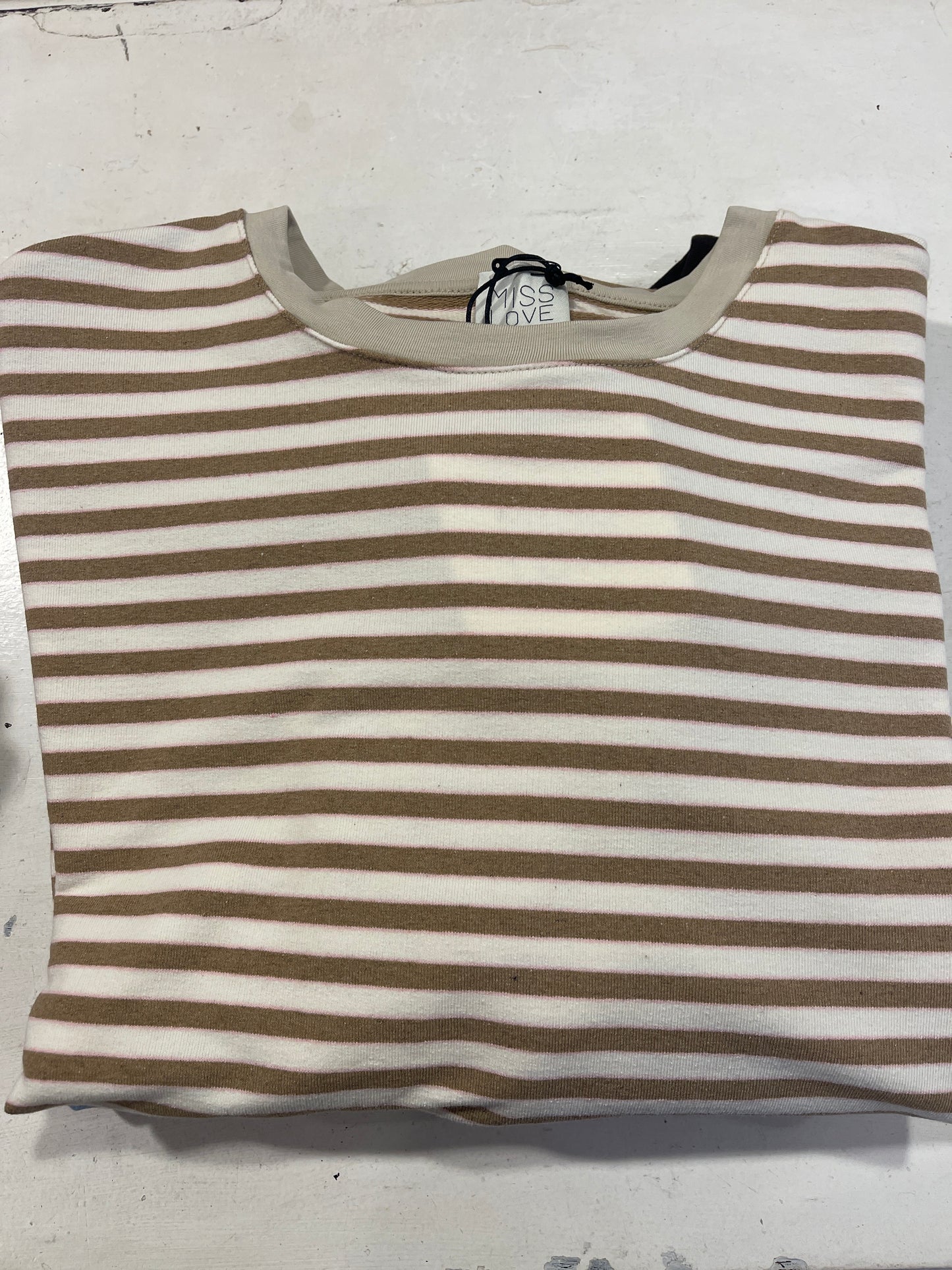 Felpa righe MissLove
