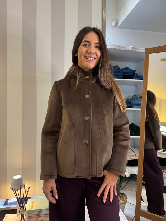 Giacca corta in velluto indomina