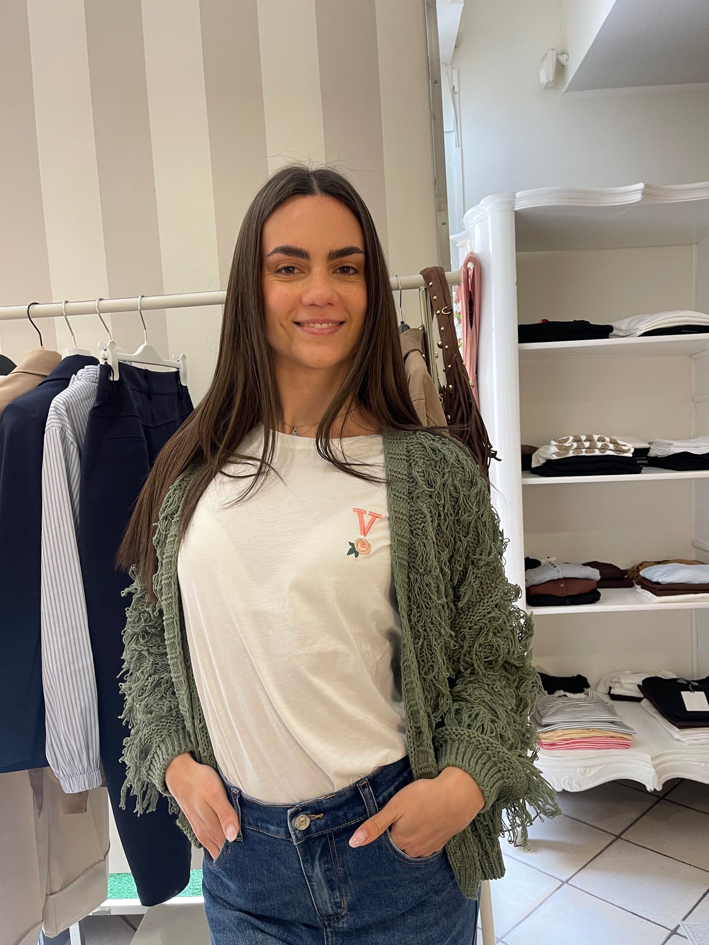 Cardigan frangia Have One