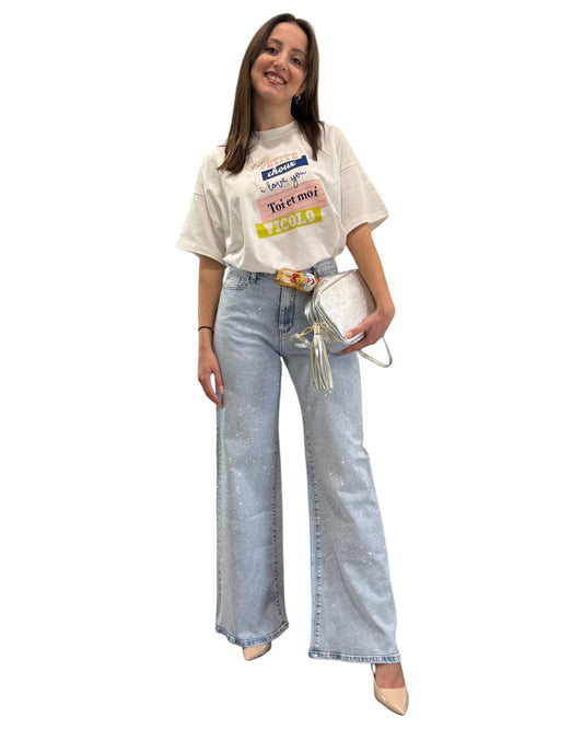 T-shirt girocollo Vicolo