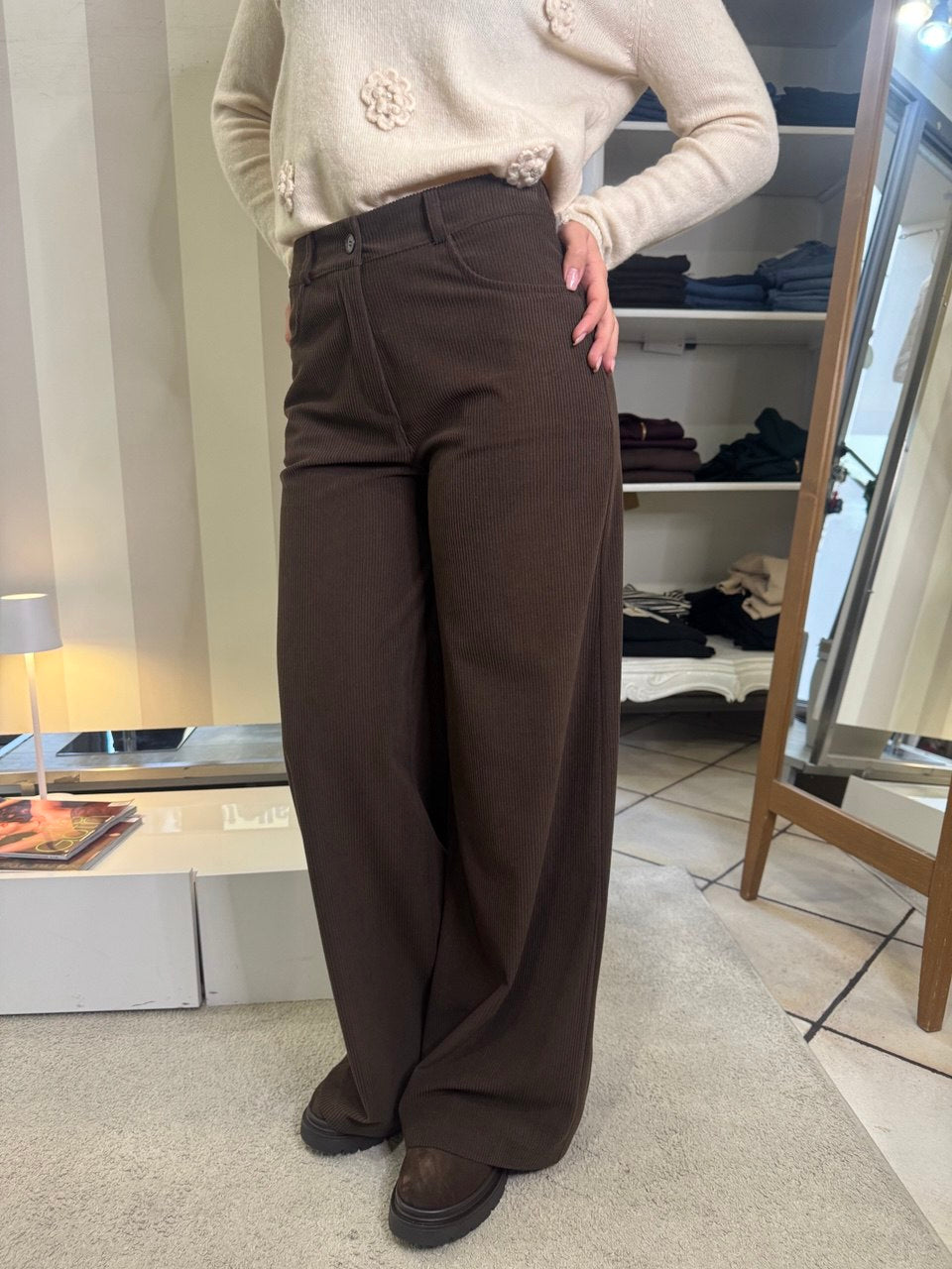 Pantalone in velluto a coste Brend