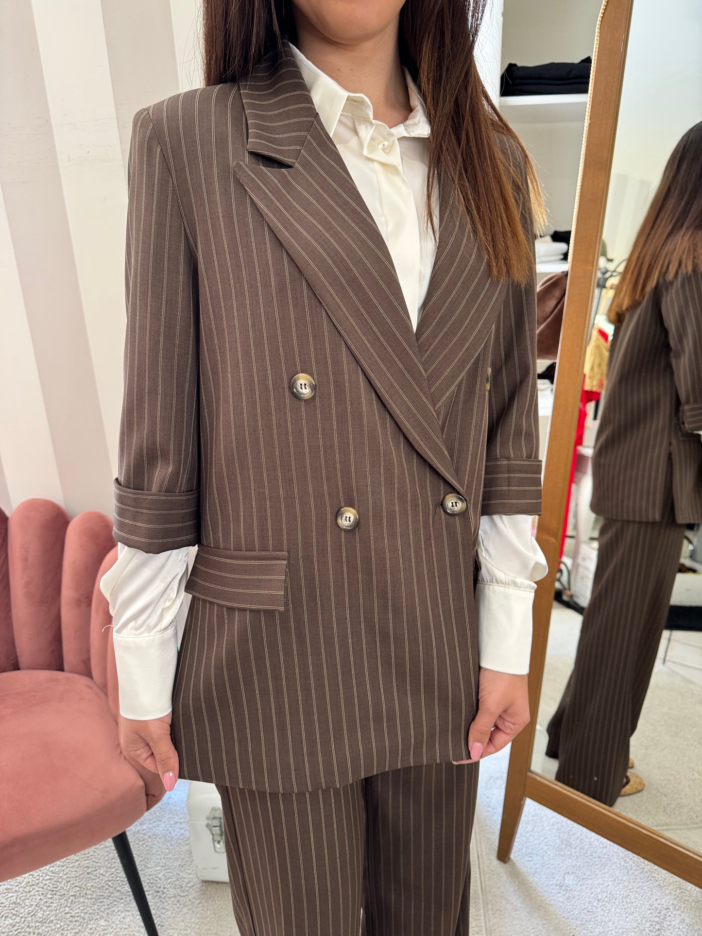 Completo gessato Brend