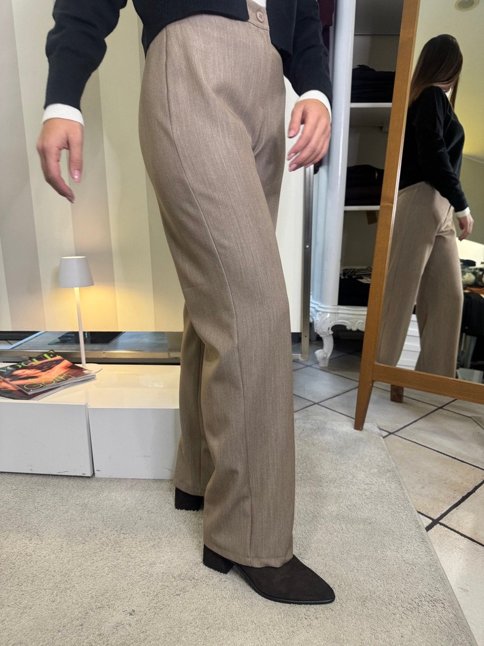 Pantalone gamba dritta Indomina