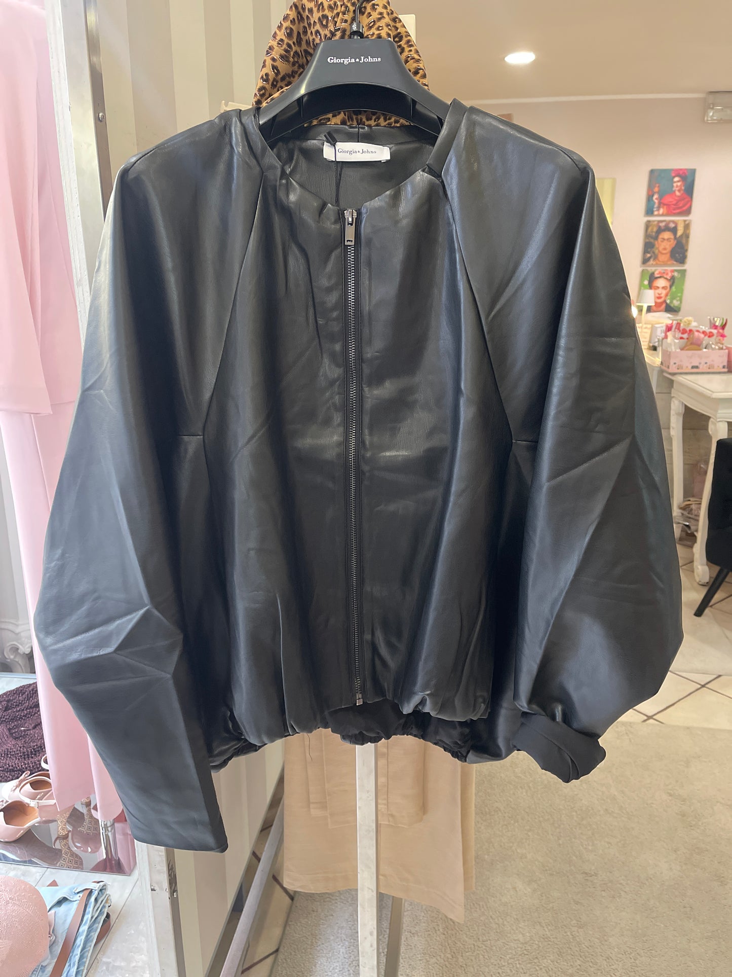 Bomber ecopelle Giorgia & Johns