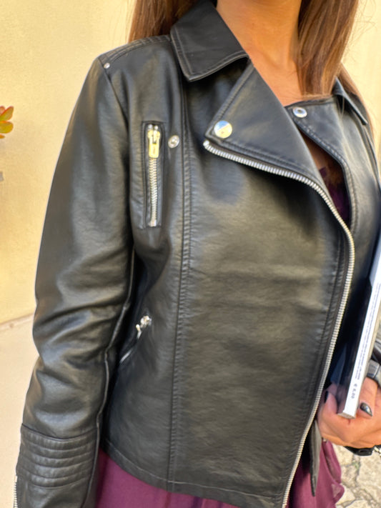 Giacchino Biker ecopelle Only