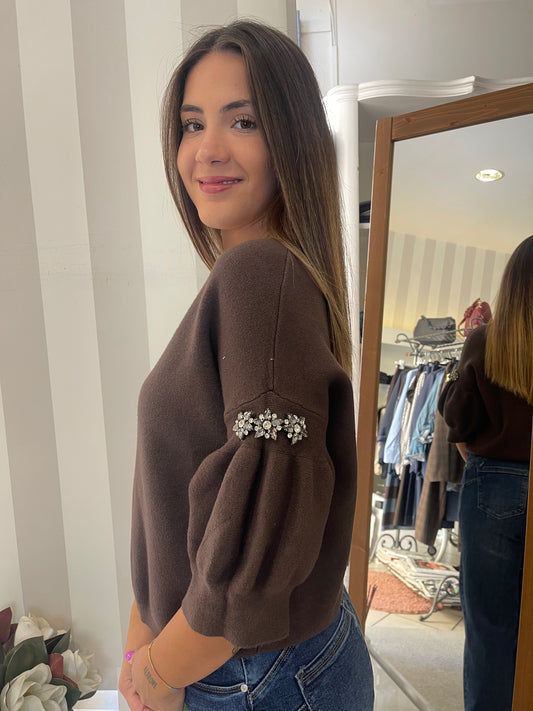 Maglia manica corta con dettaglio Indomina