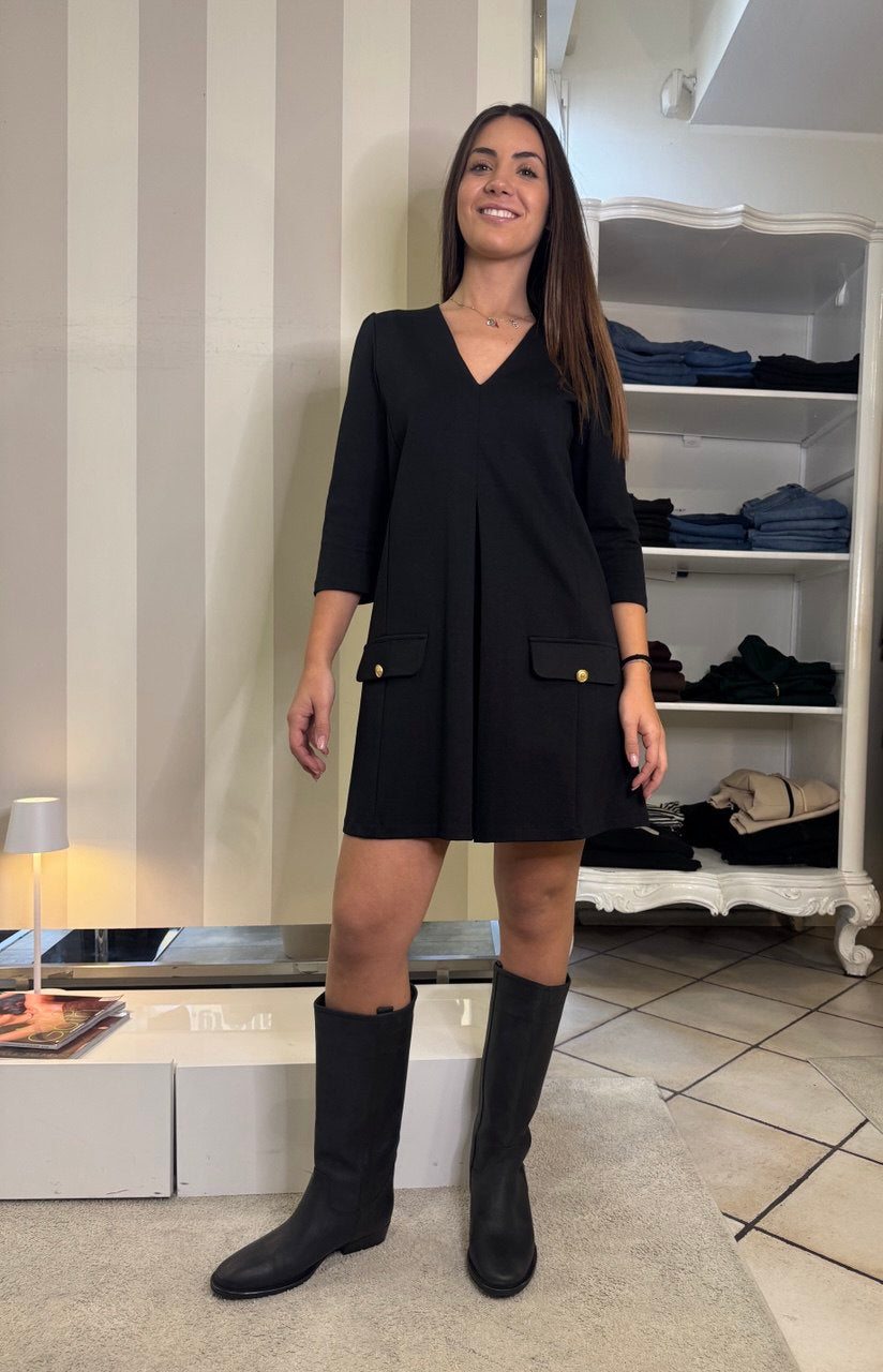 Abito con bottoni oro Giorgia & Johns