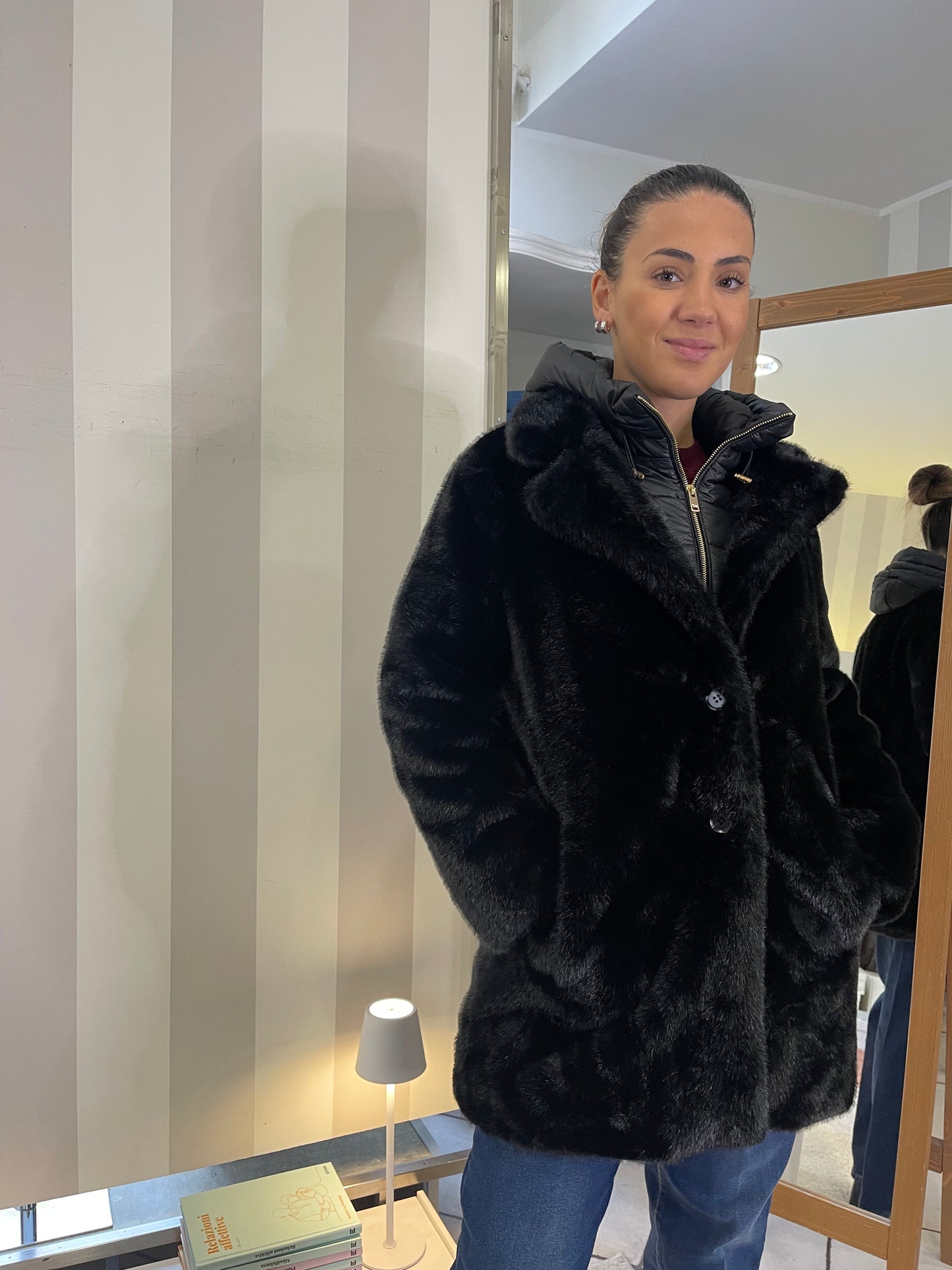 Cappotto in ecopelliccia Artigli