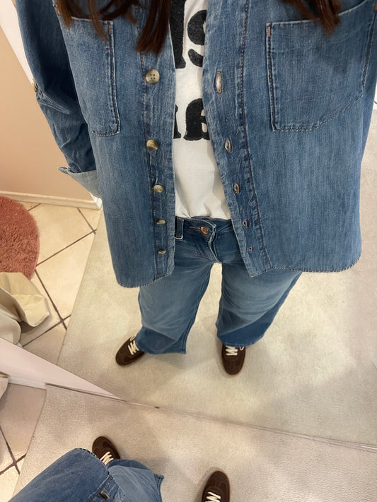 Giacca Camicia Denim Only