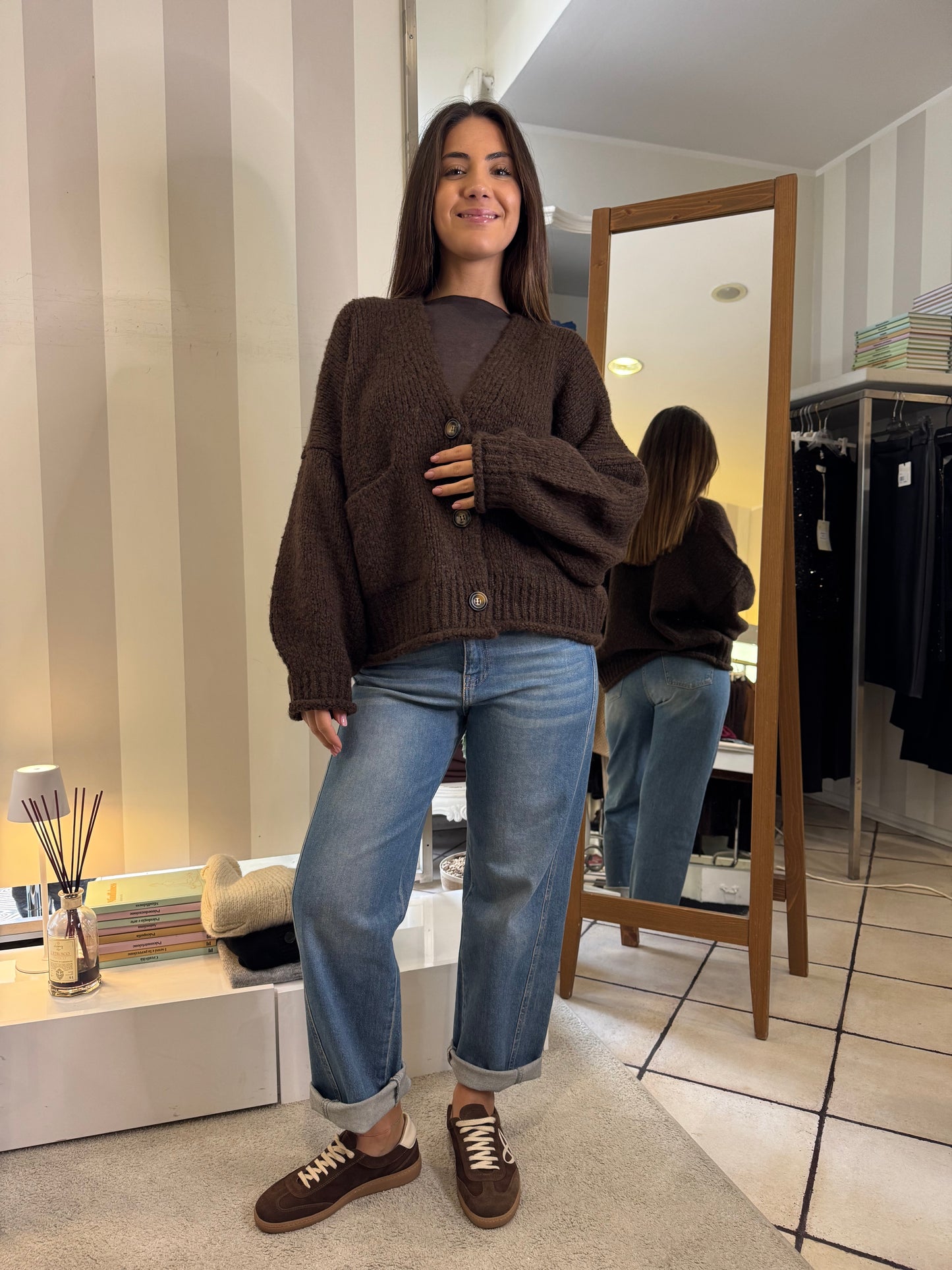 Cardigan over in maglia Vicolo