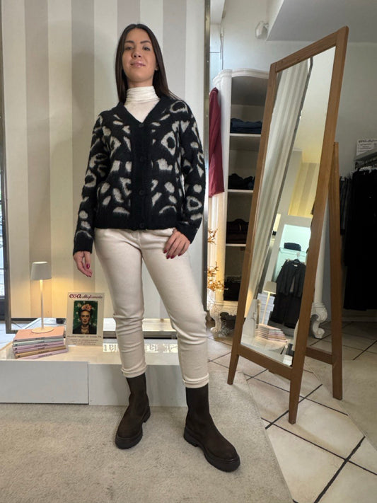 Cardigan Scollo a V Brend