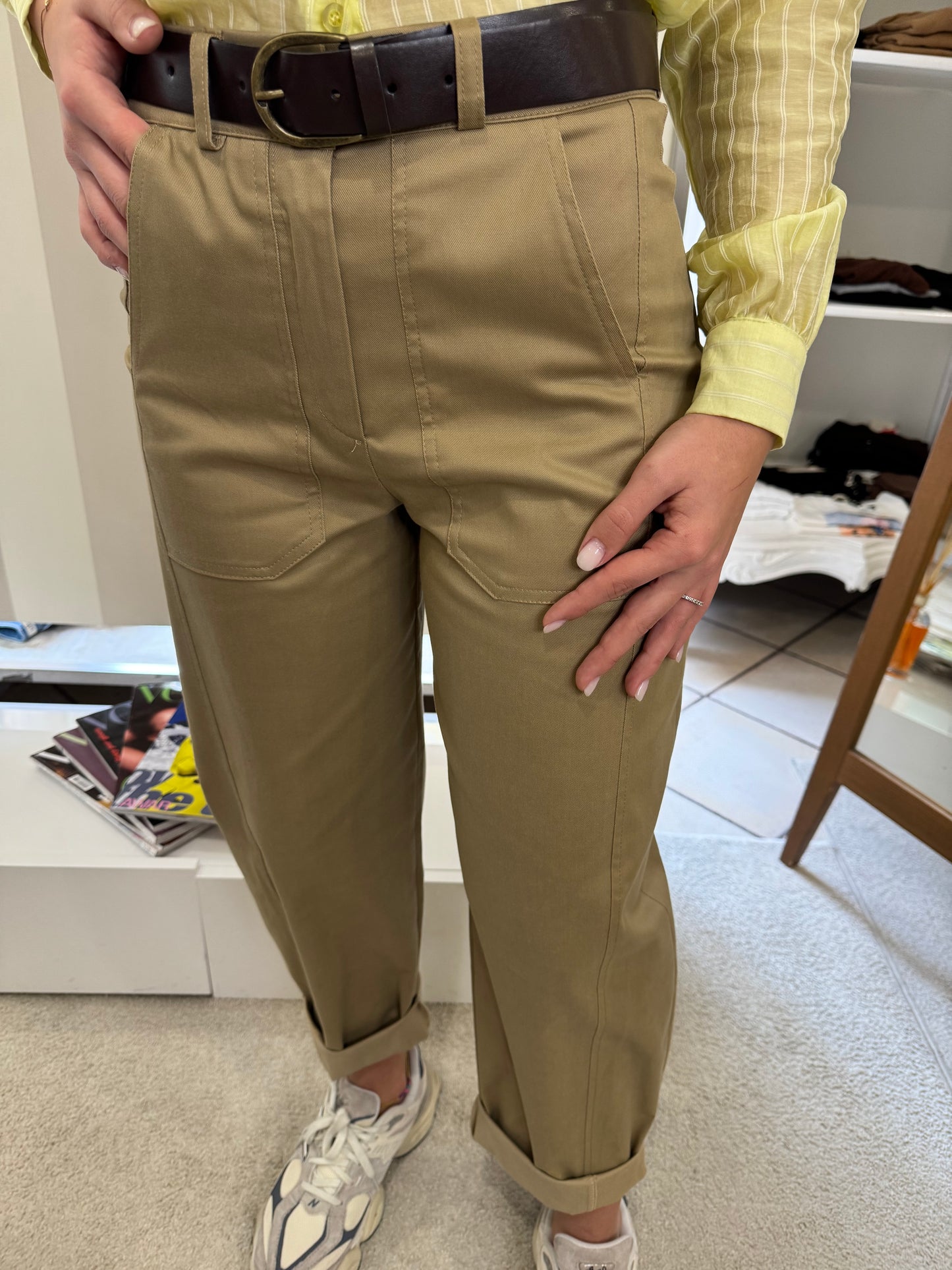 Pantalone barrel Brend