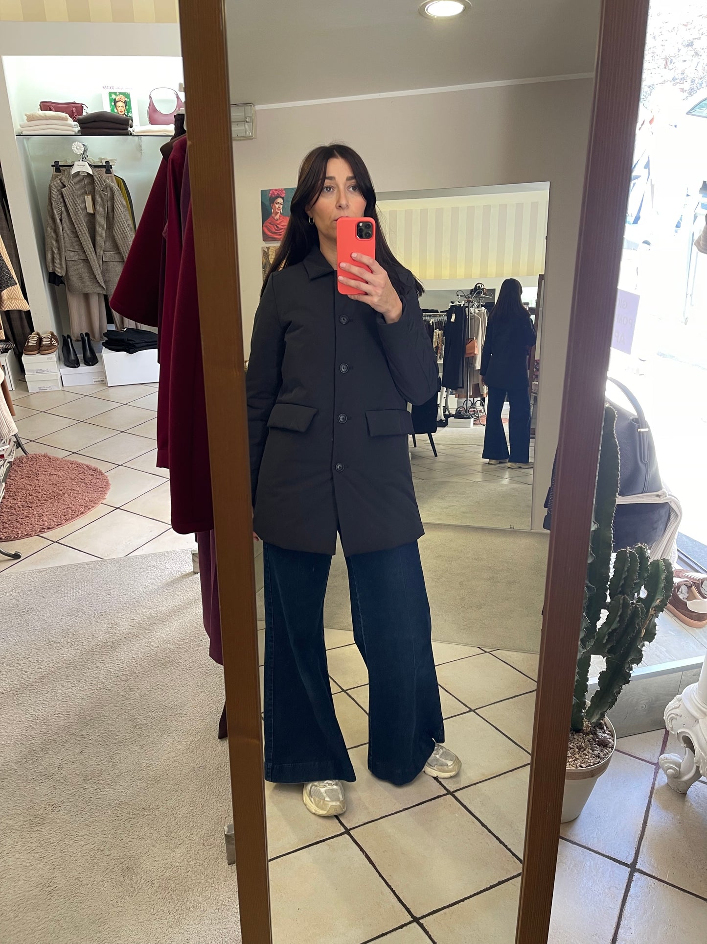 Piumino 100 grammi taglio cappottino Azulè