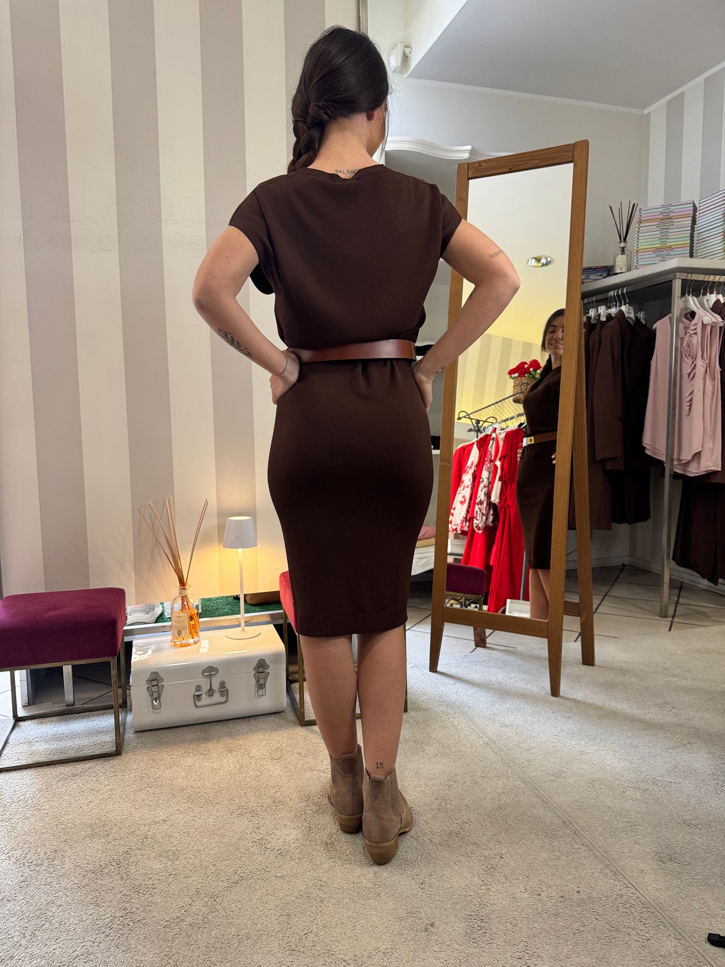 Abito tubino in maglia Angela Devis