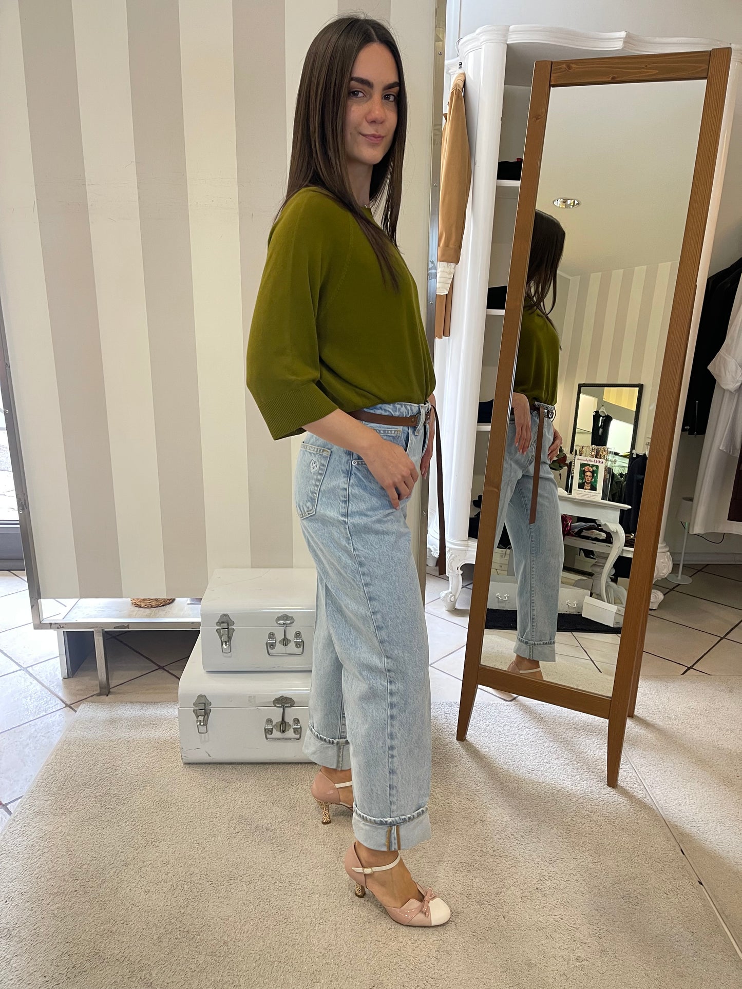 Jeans Mandy con Cintura - Haveone