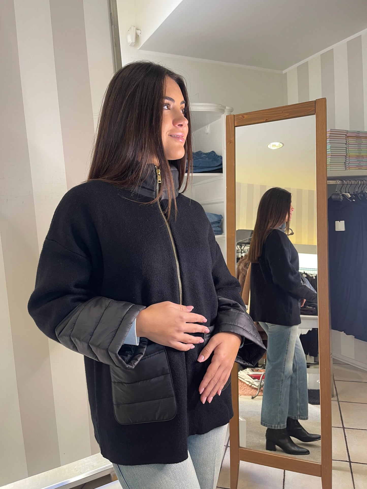 Giacca con inserti Giorgia & Johns