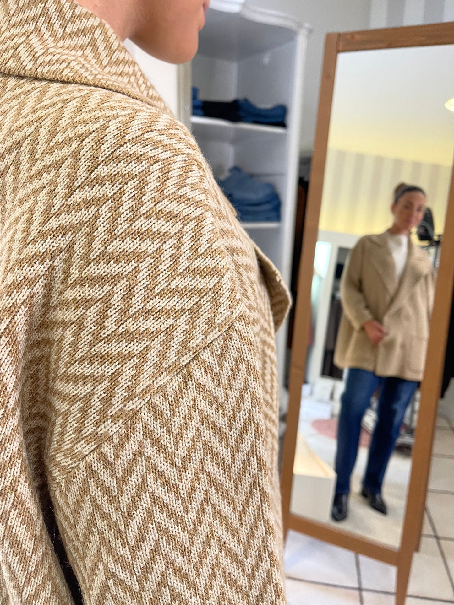 Caban doppio petto con tasche Brend