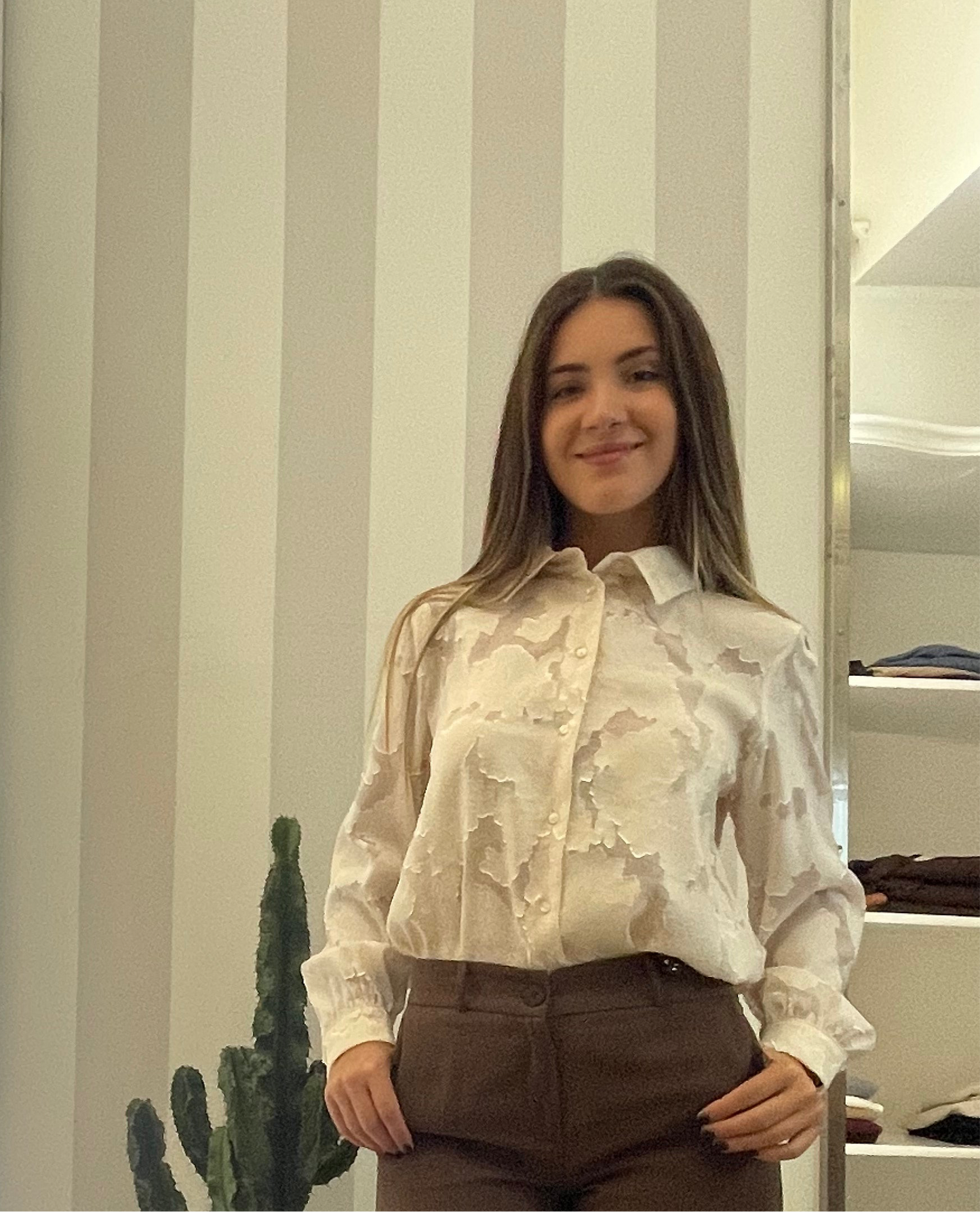 Camicia Effetto Ricamo - Giorgia & Johns